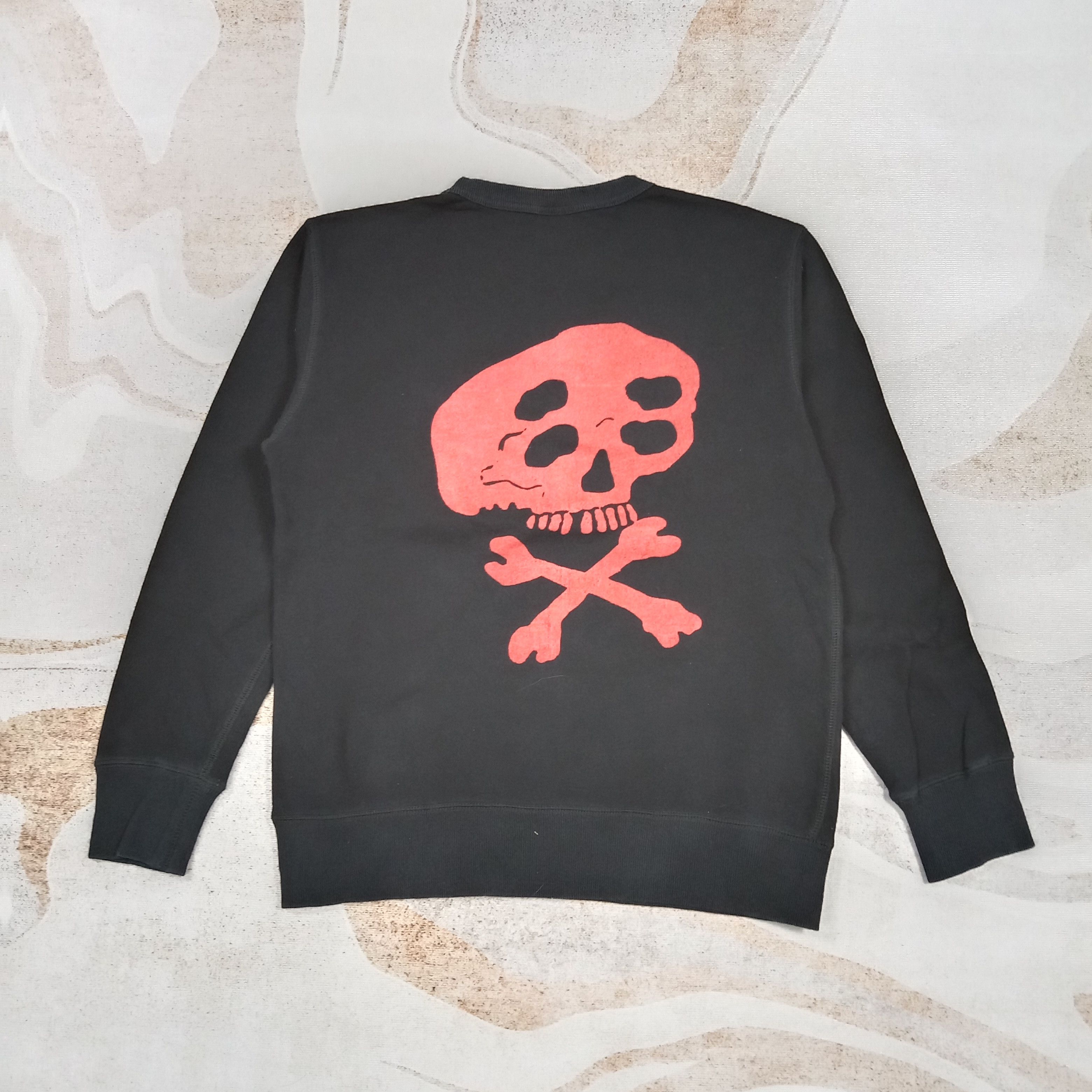 Alpha Industries Alpha Industries Punk Skulls Custom Logo Sweatshirt C289N16 Size US M / EU 48-50 / 2 - 1 Thumbnail