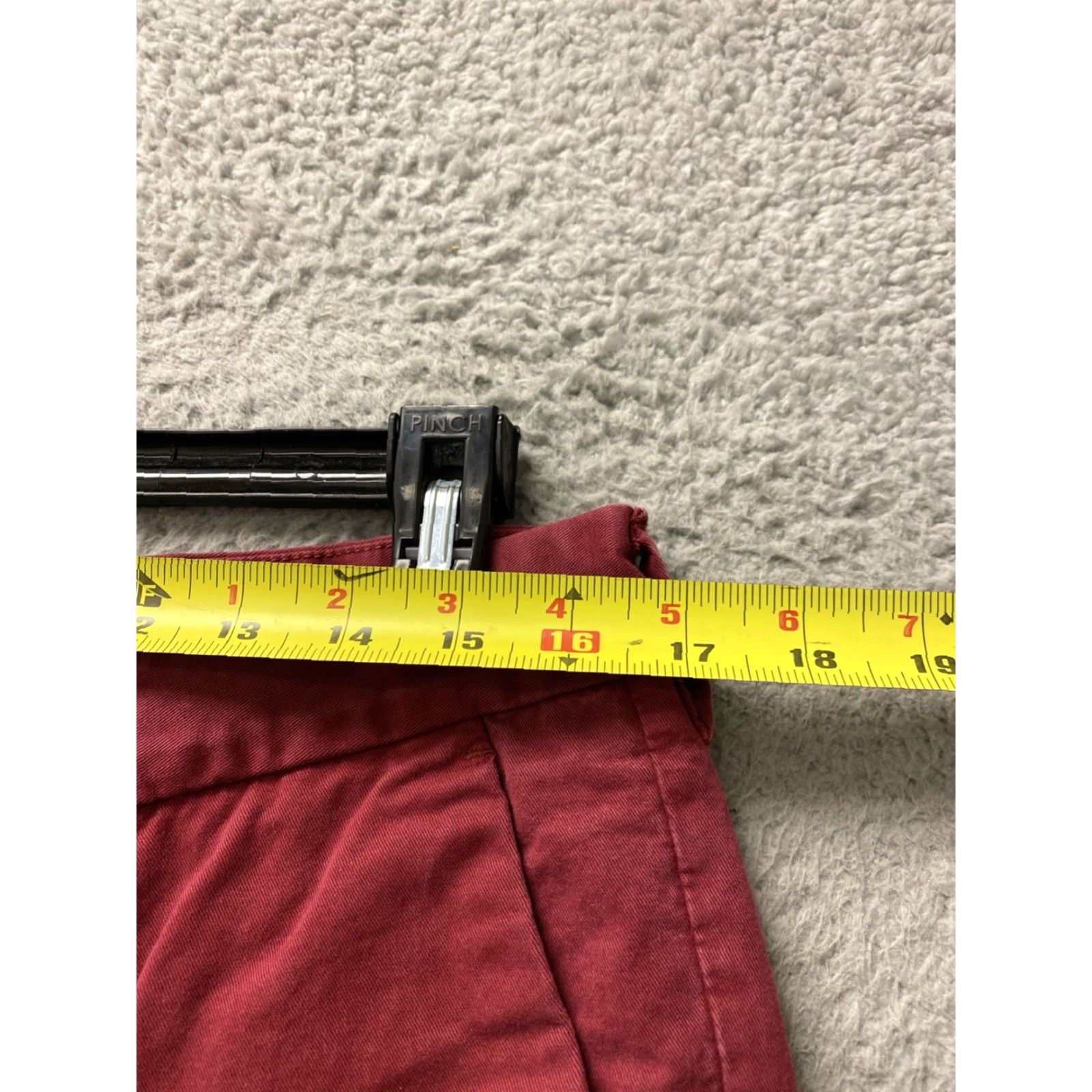 Nautica Nautica Men's Slim Fit Chino Pants W34 L32 Cotton Casual Travel Red Size US 34 / EU 50 - 5 Thumbnail