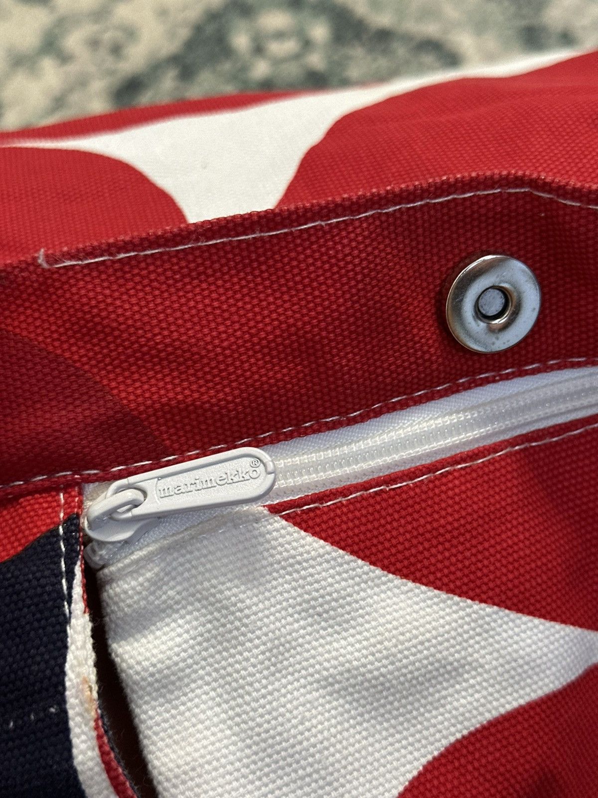 Japanese Brand × Marimekko Marimekko Made in Estonia Shoulder Tote Bag Size ONE SIZE - 9 Thumbnail