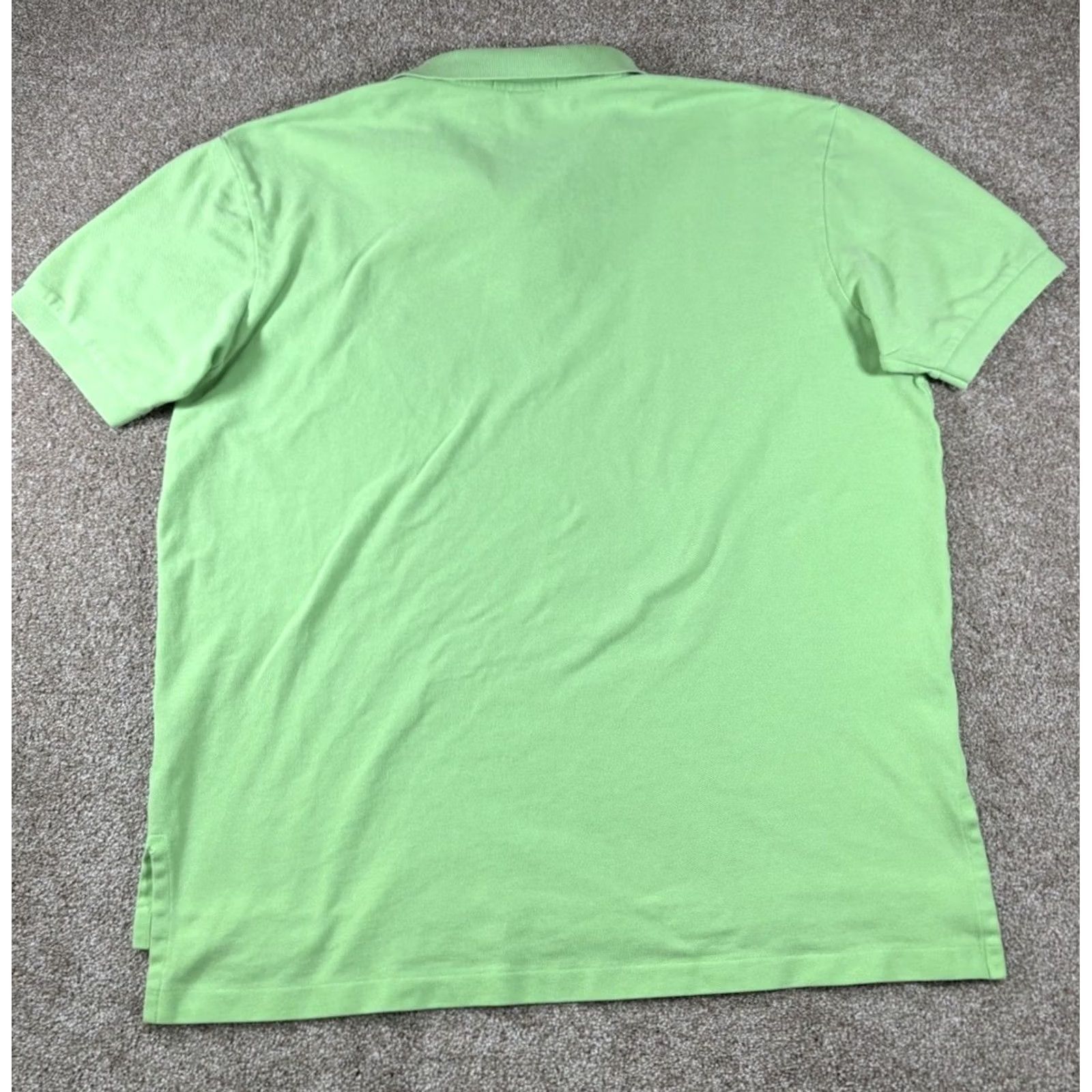 Polo Ralph Lauren VINTAGE Polo Ralph Lauren Shirt Polo Green Men XL 100% Cotton Green Short Sleeve Collared Polo Ralph Lauren Big Pony Mens Size US XL / EU 56 / 4 - 5 Thumbnail