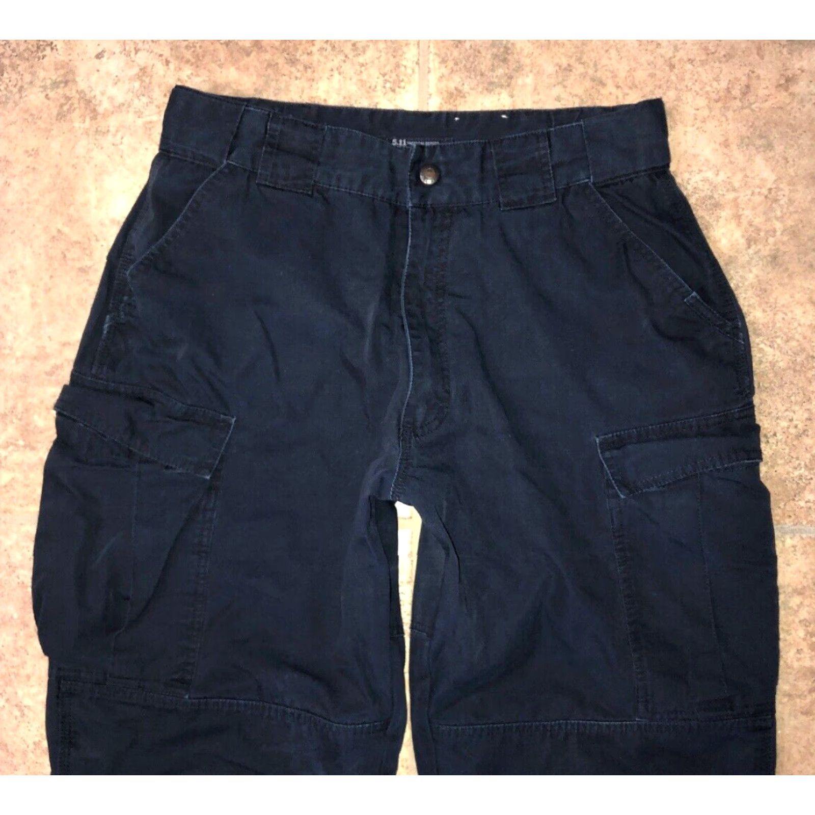 Vintage 5.11 Tactical Casual Pants Men's Navy Blue Size 35-39 Padded Knees Size US 35 - 2 Thumbnail