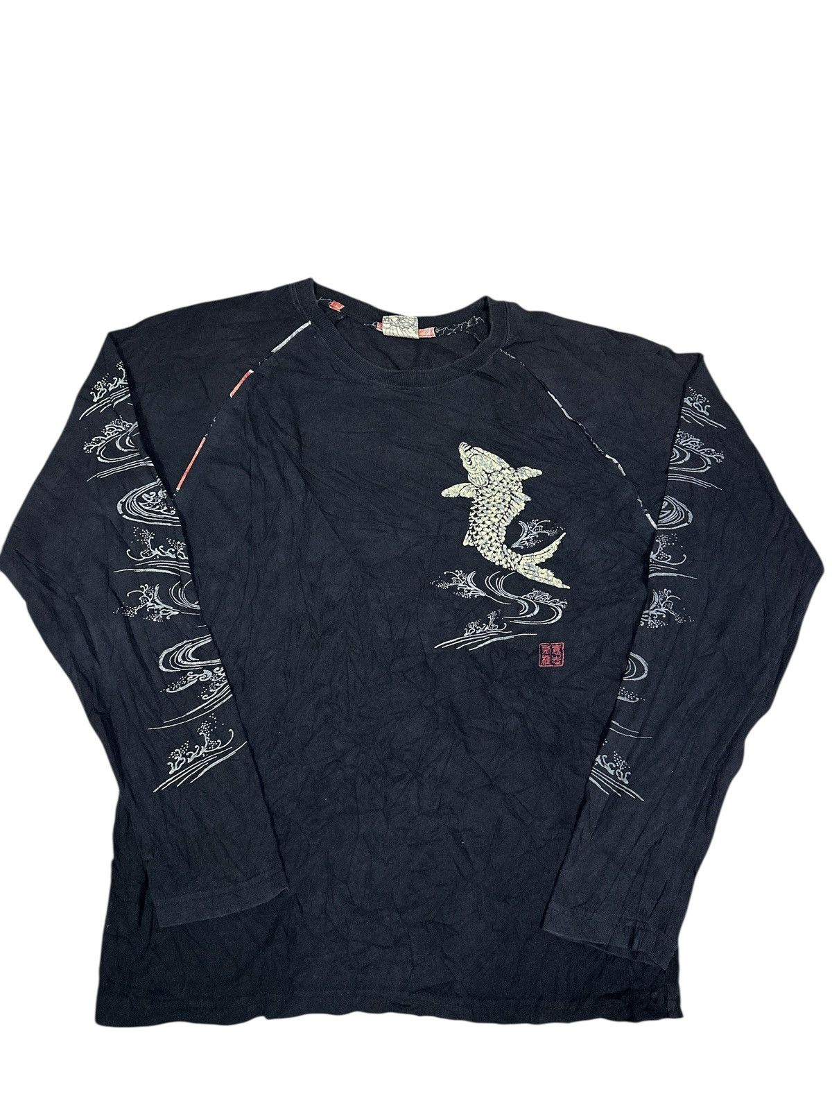 Kapital Sukajan Will Pips Long Sleeve Tee🎌💥 Size US L / EU 52-54 / 3 - 2 Thumbnail