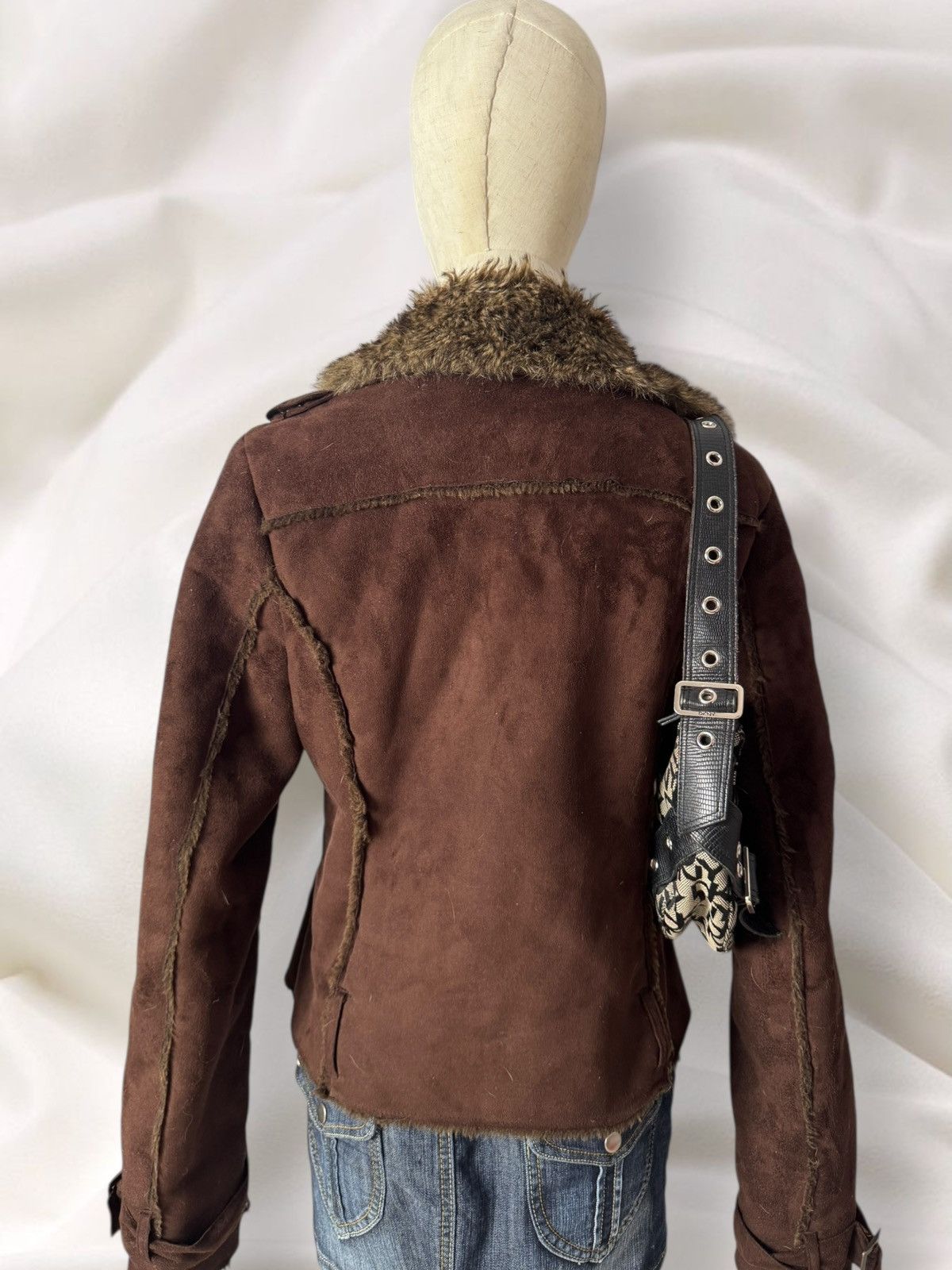 Hysteric Glamour Y2K / Boho Vintage Faux Fur Shearling/Sheepskin Style Jacket Size M / US 6-8 / IT 42-44 - 10 Thumbnail