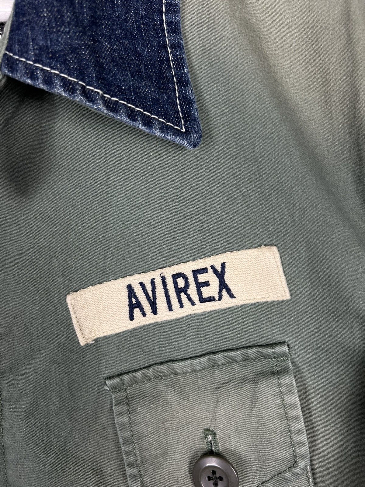 Avirex 🔥 AVIREX REBUILD MILITARY JACKET Size US L / EU 52-54 / 3 - 13 Thumbnail