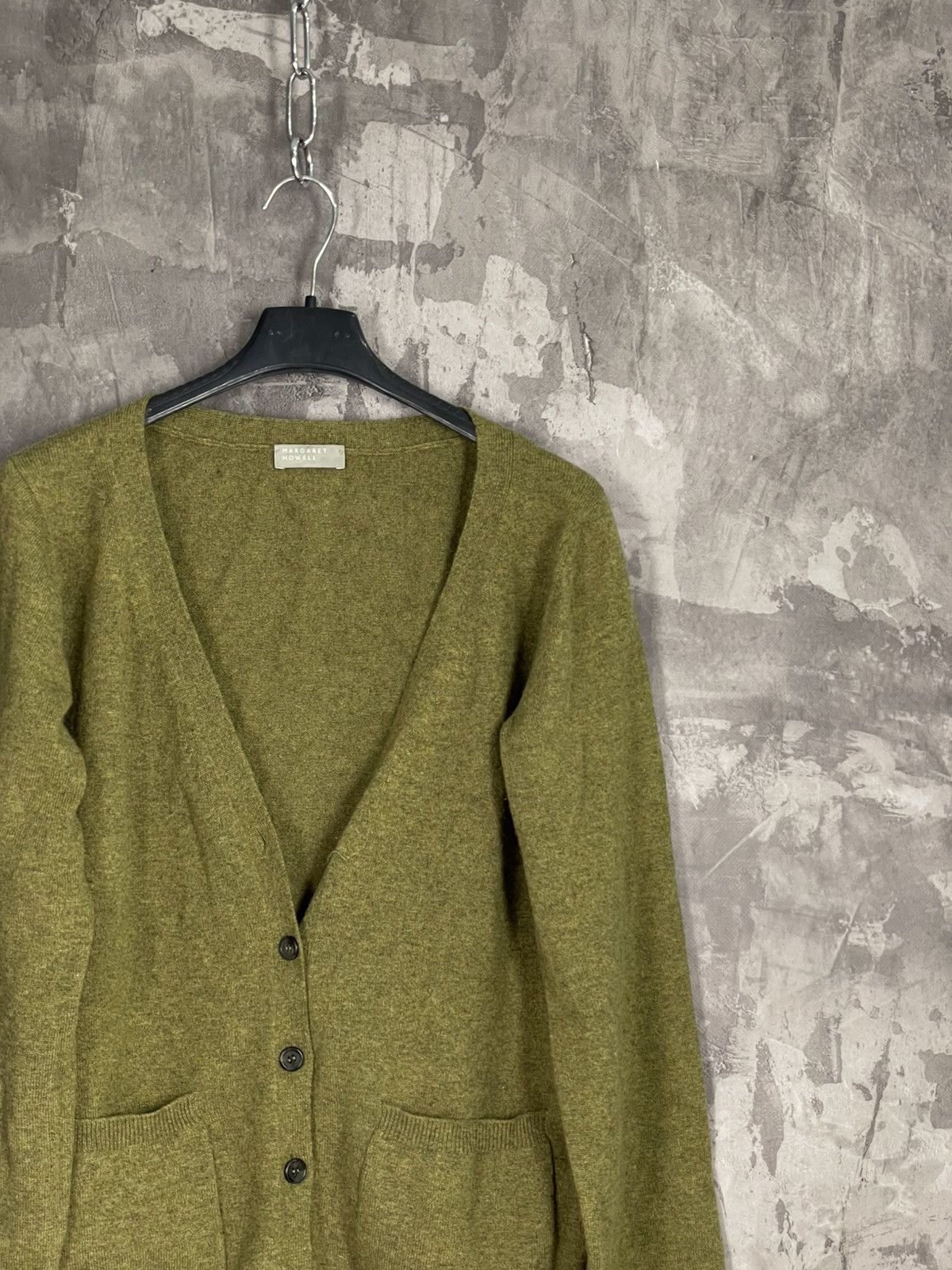 Margaret Howell × Vintage VINTAGE MARGARET HOWELL DESIGNER BUTTON SWEATER Size L / US 10 / IT 46 - 4 Thumbnail