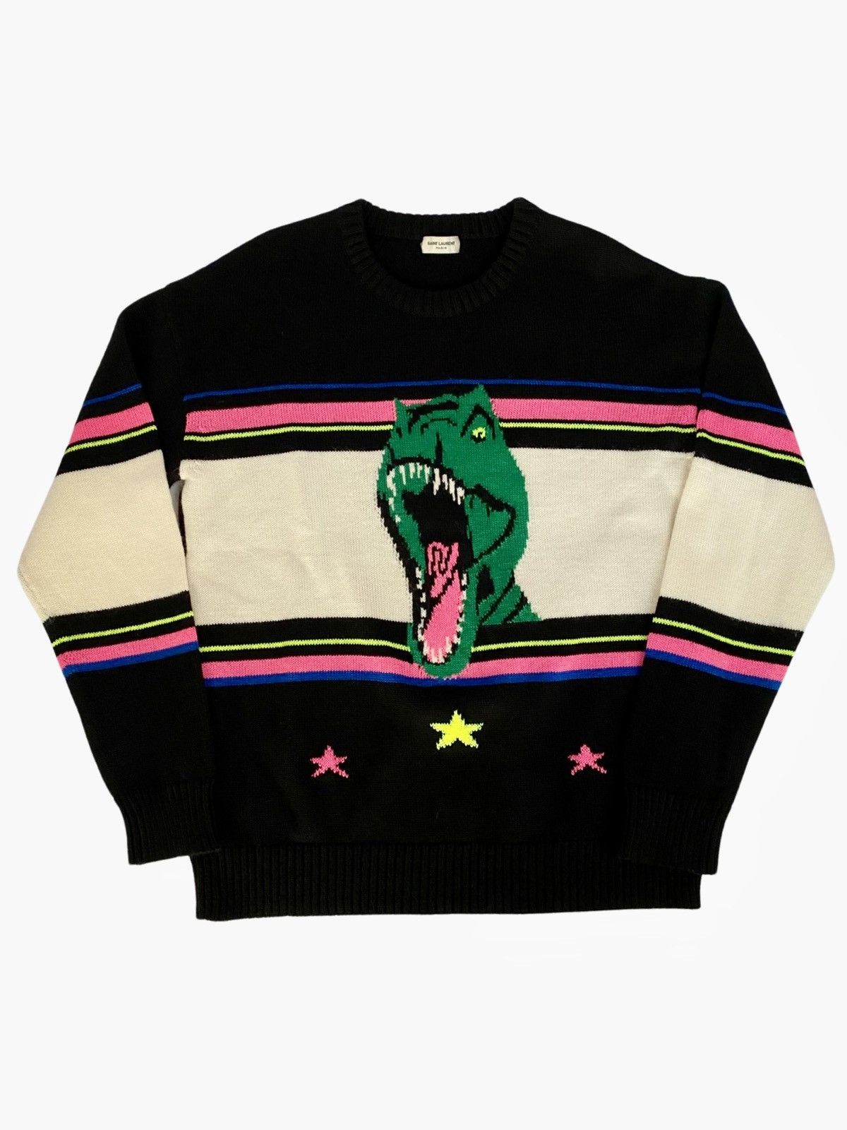 Saint Laurent Paris *RARE* Saint Laurent Paris SS16 T-Rex Knit Sz. M Size US M / EU 48-50 / 2 - 3 Thumbnail