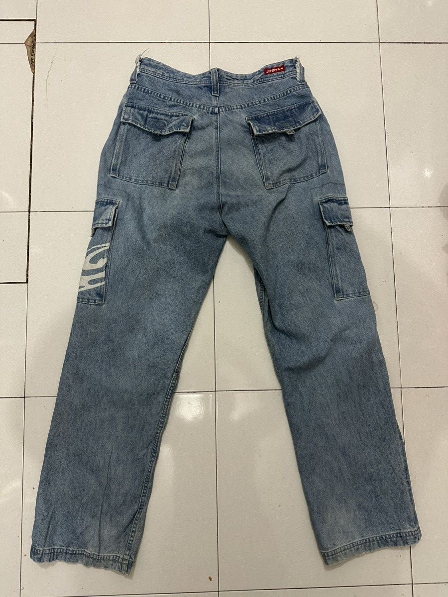 Vintage VTG PIKO Baggy Cargo Distress Pants Size US 30 / EU 46 - 8 Thumbnail