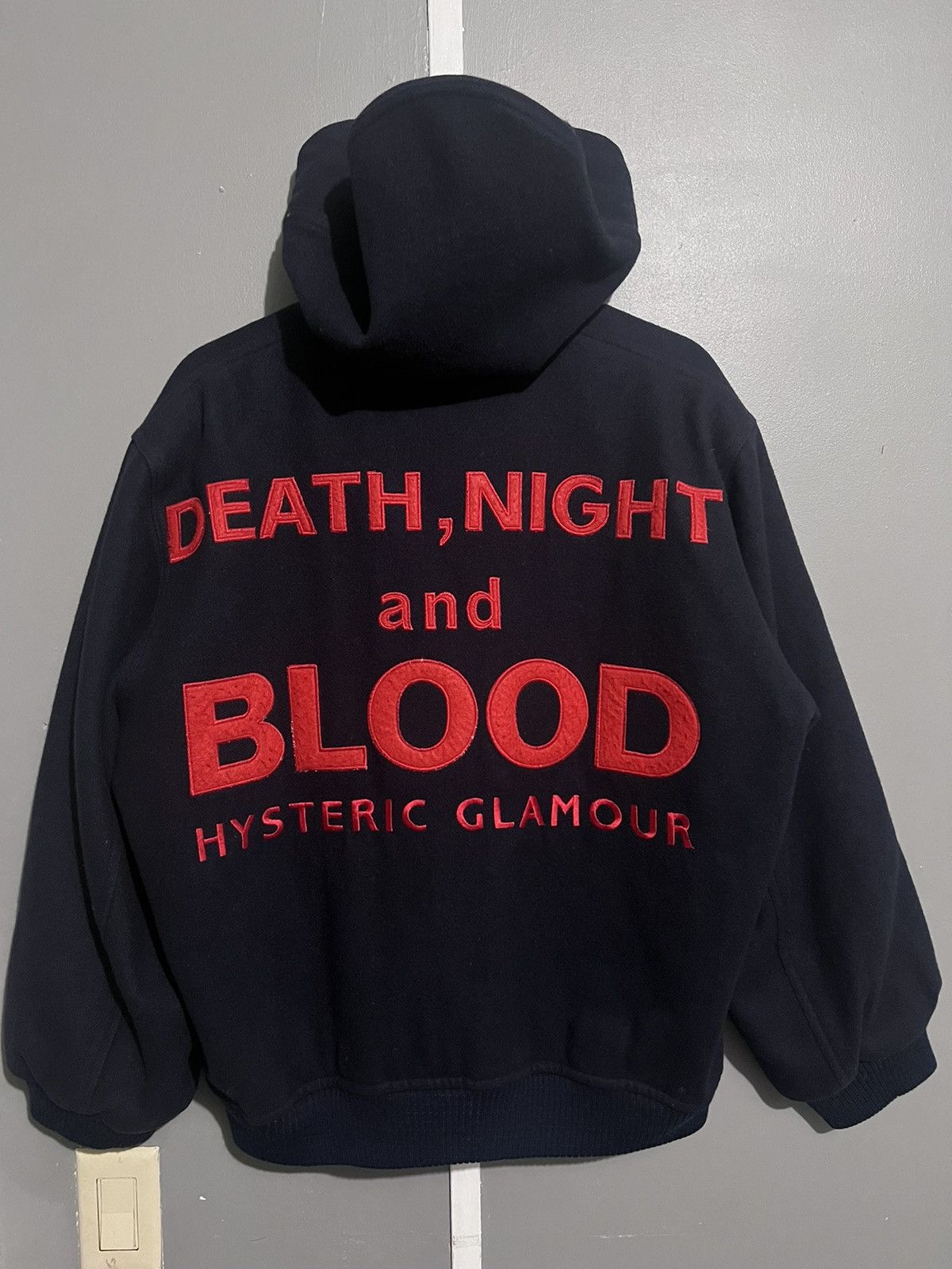 DEATH NIGHT AND BLOOD**rare** hysteric glamour jacket