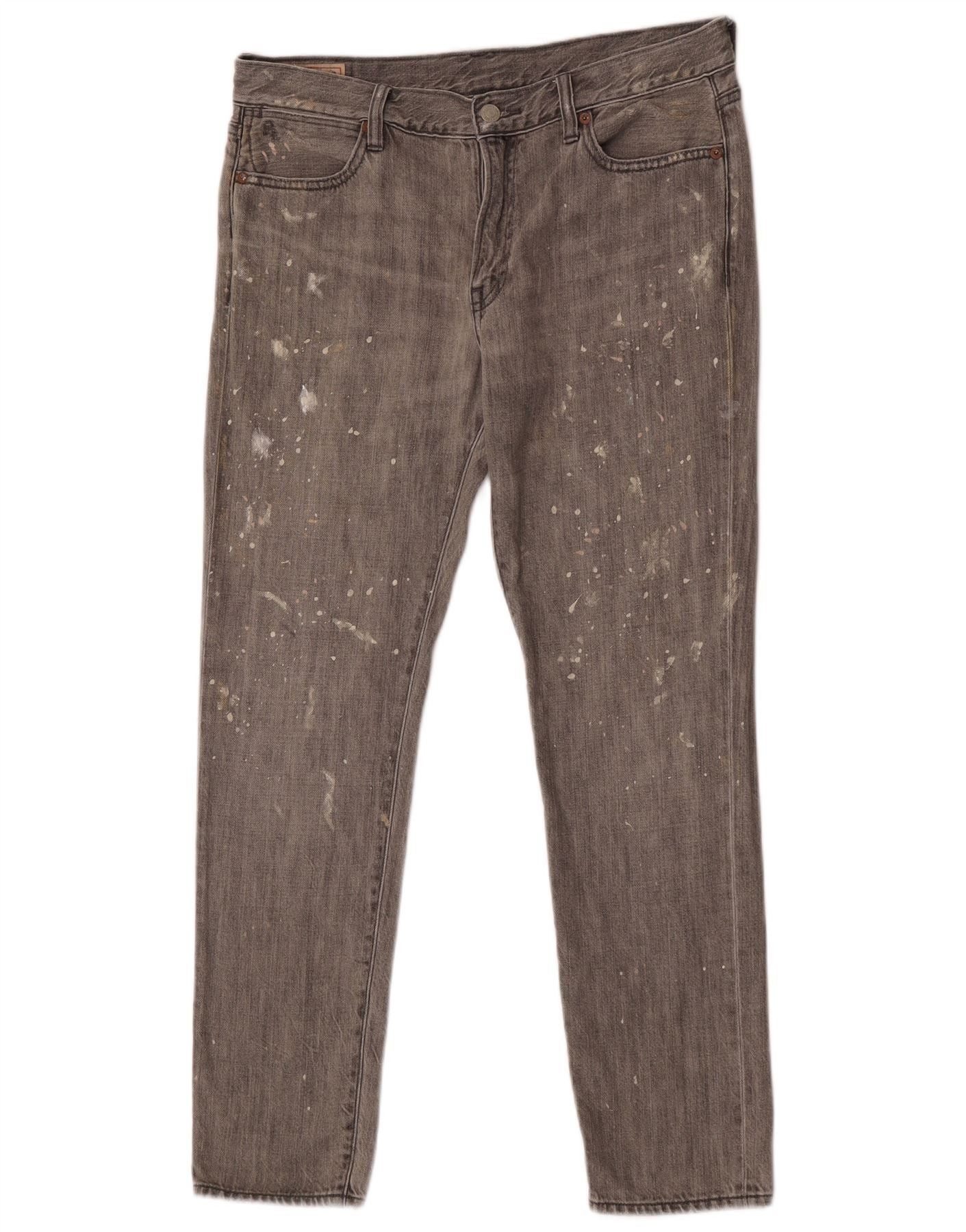 Polo Ralph Lauren Womens Slim Jeans W29 L30 Grey Cotton Size 42" / US 20 - 1 Thumbnail