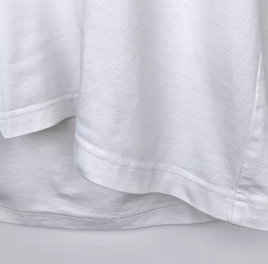 Balenciaga Balenciaga White logo embroidered round neck cotton short sl Size US M / EU 48-50 / 2 - 4 Thumbnail