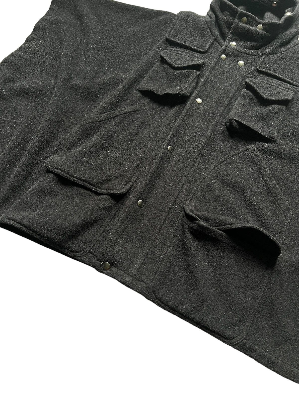 CABANE de ZUCCa 1990 Zucca Tactical Bat Wing Wool Jacket Size US M / EU 48-50 / 2 - 7 Thumbnail