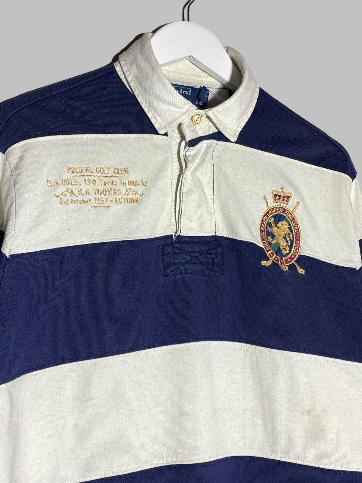 Polo Ralph Lauren POLO RALPH LAUREN RUGBY SHIRT IVY COLLEGE PREPPY VIBES Size US M / EU 48-50 / 2 - 2 Thumbnail