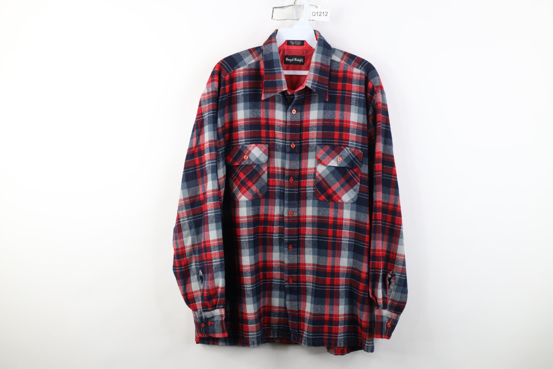 Vintage Vintage 70s Streetwear Double Pocket Board Button Shirt Size US L / EU 52-54 / 3 - 1 Thumbnail
