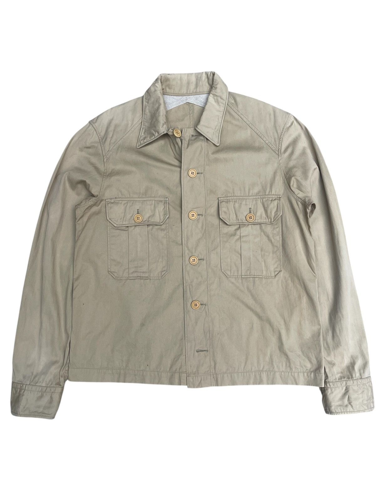Dries Van Noten Archive Army Styled Military Shirt Jacket