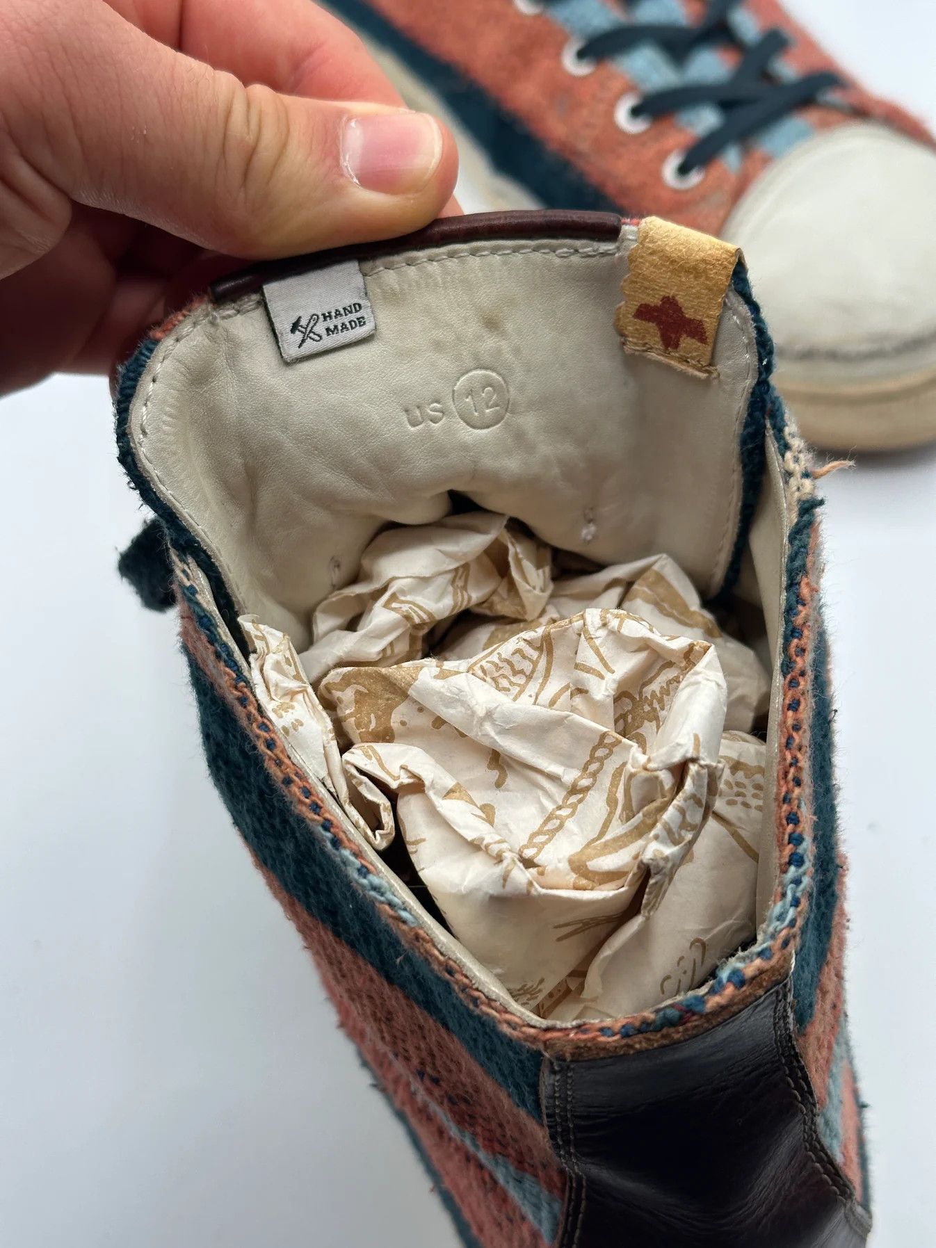 Visvim SS13 Lauda (Natural Dye)-Folk *FIL Exclusive Size US 12 / EU 45 - 12 Thumbnail
