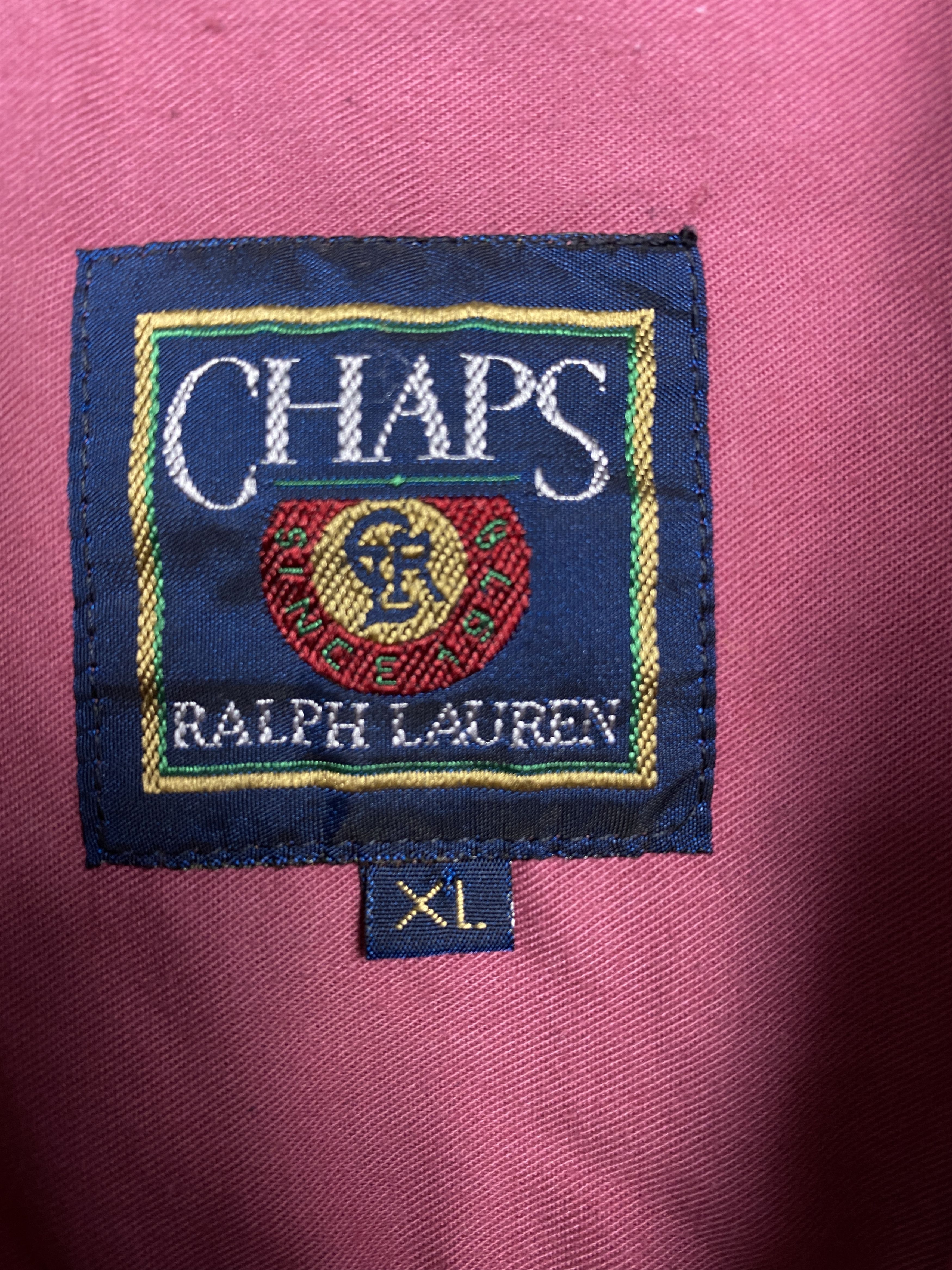 Chaps Ralph Lauren Chaps Polo Ralph Lauren 90s Vintage Mens Heavy Cotton Shirt Size US XL / EU 56 / 4 - 4 Thumbnail