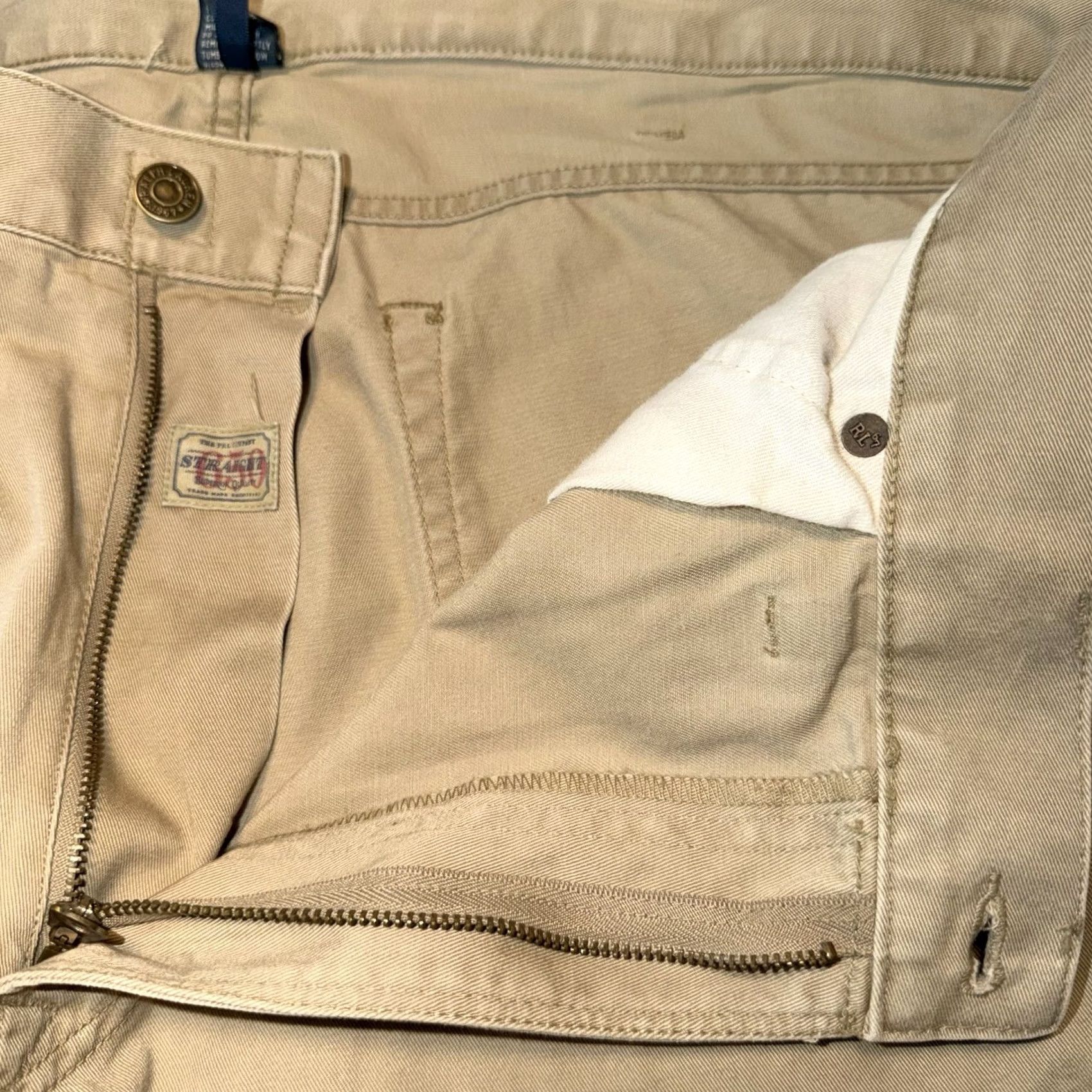 Polo Ralph Lauren Polo Ralph Lauren Straight 650 Chino Pants Men's 40x30 Khaki New Size US L / EU 52-54 / 3 - 4 Thumbnail