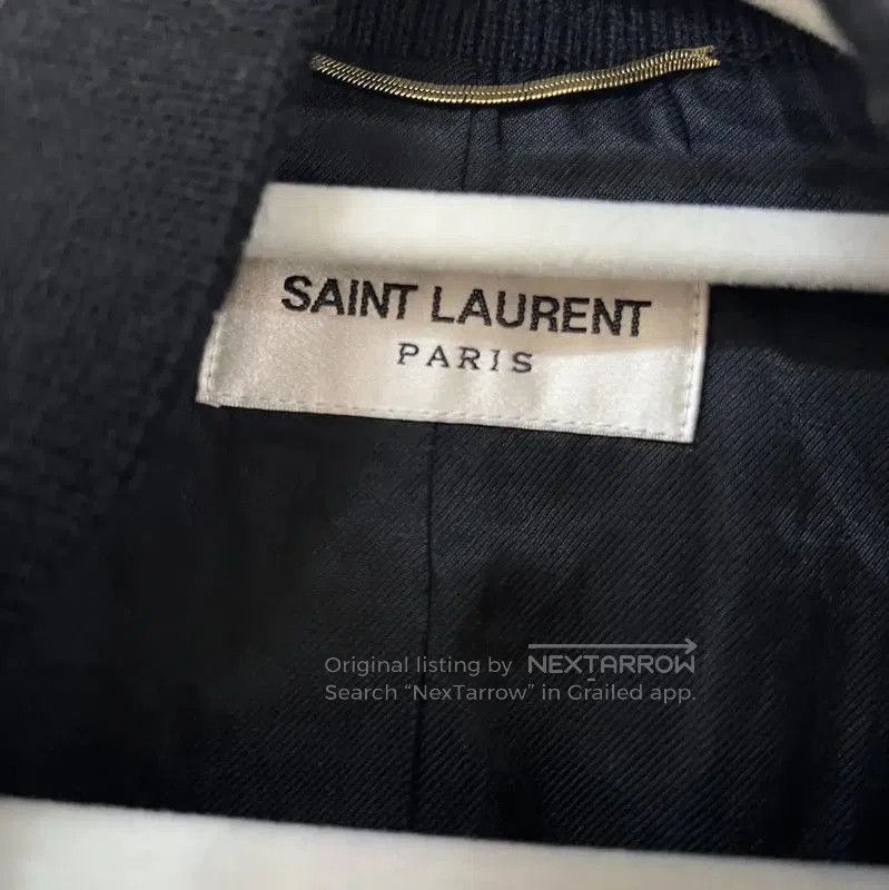 Yves Saint Laurent YSL Black Wool Women's Jacket . Size M / US 6-8 / IT 42-44 - 4 Thumbnail
