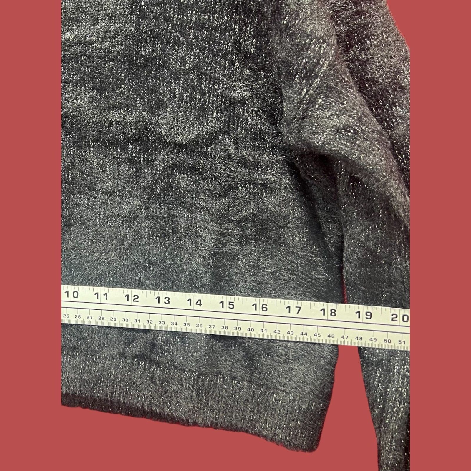 Other Wild Fable - Women's Mock Turtleneck Fuzzy Pullover Sweater Size M / US 6-8 / IT 42-44 - 6 Thumbnail