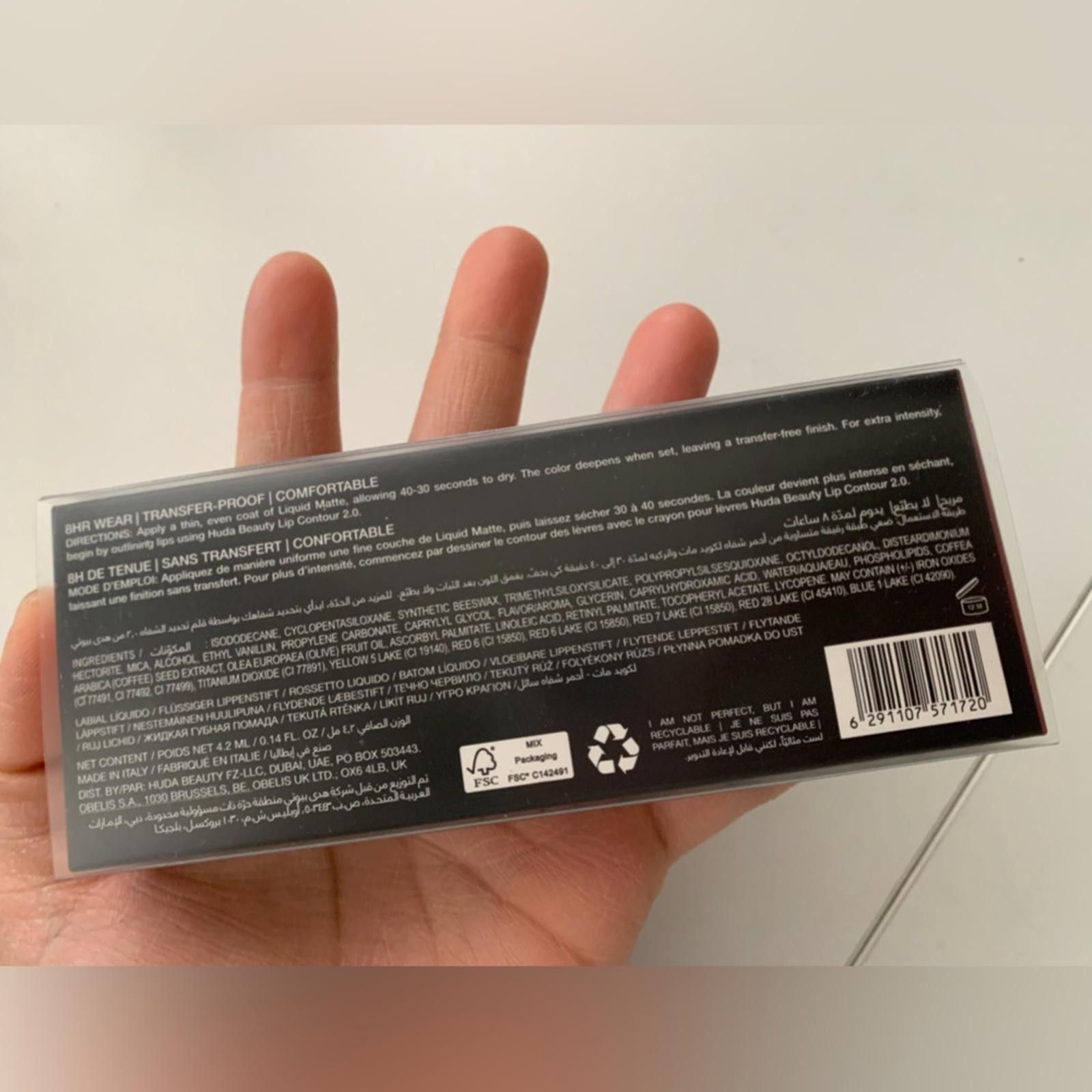 Other NIB Huda Beauty Liquid Matte Lipstick - First Class Size ONE SIZE - 4 Thumbnail