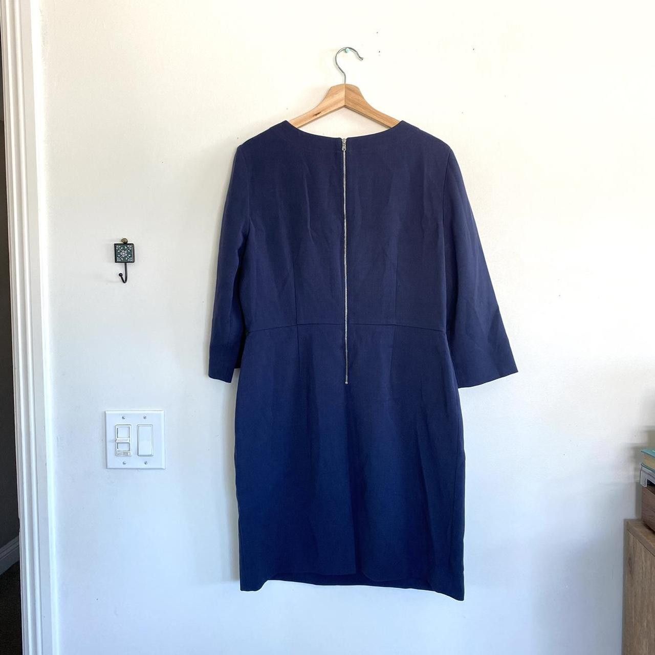 Cremieux CREMIEUX NAVY BLUE MIDI DRESS WOMENS SIZE 14 Size XL / US 12-14 / IT 48-50 - 7 Thumbnail