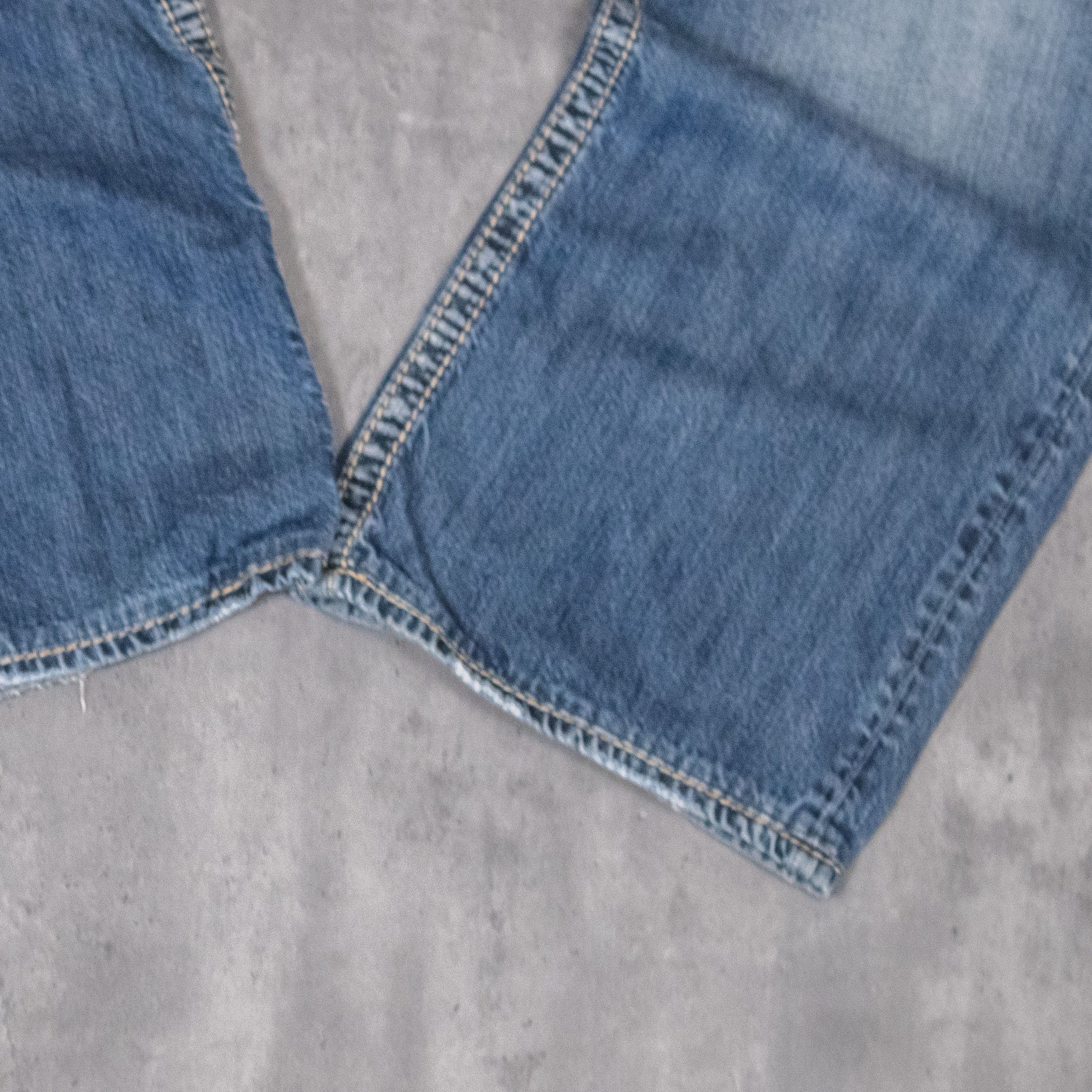Silver Jeans Co. Y2K 2000's Silver Jeans Grunge Baggy Relax Wide Denim Pants Size US 37 - 5 Thumbnail
