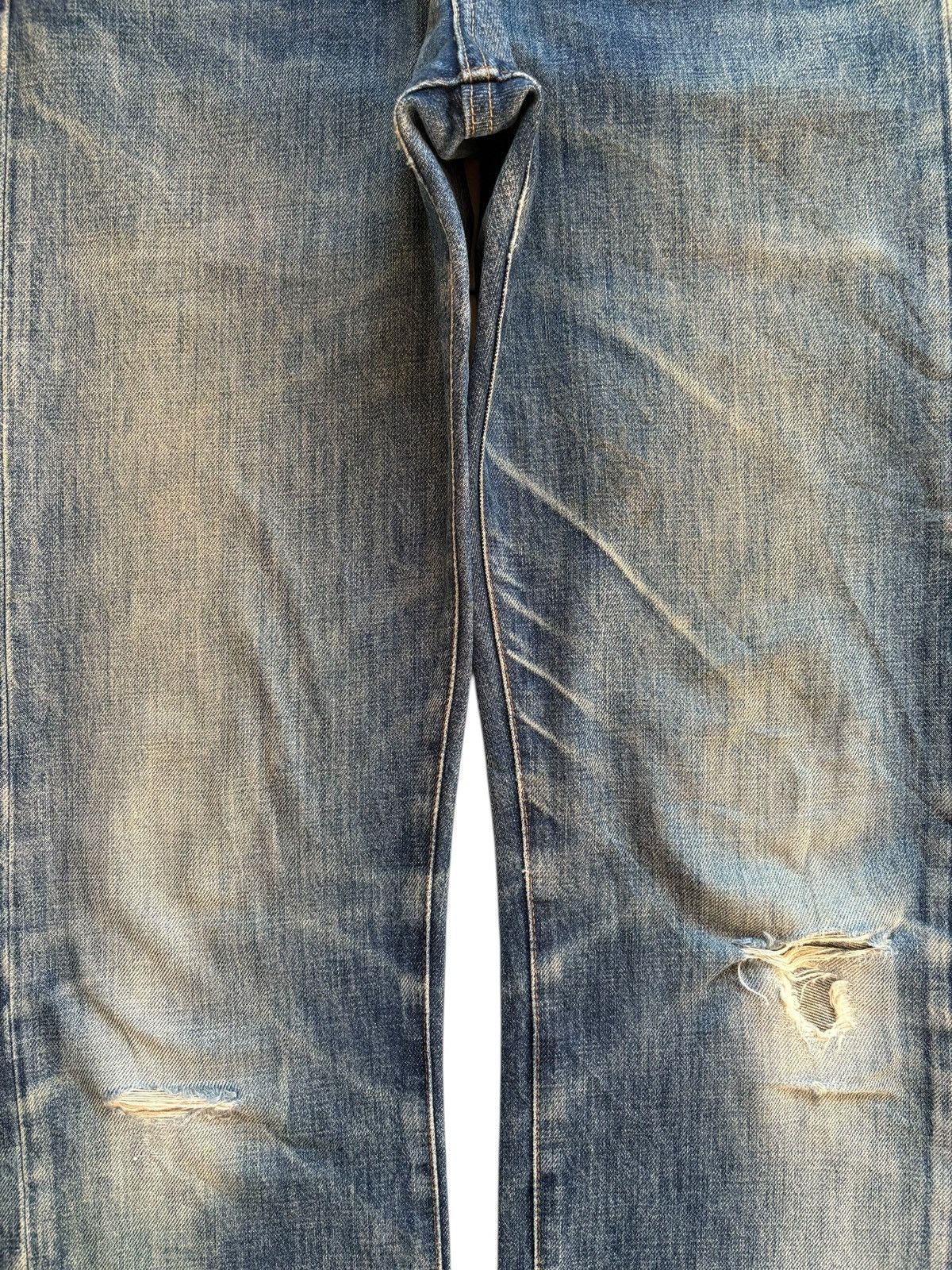 G-Star Vintage G Star Jean Button Fly Rusty Mud Wash Rip Loose Jean Size US 32 / EU 48 - 5 Thumbnail