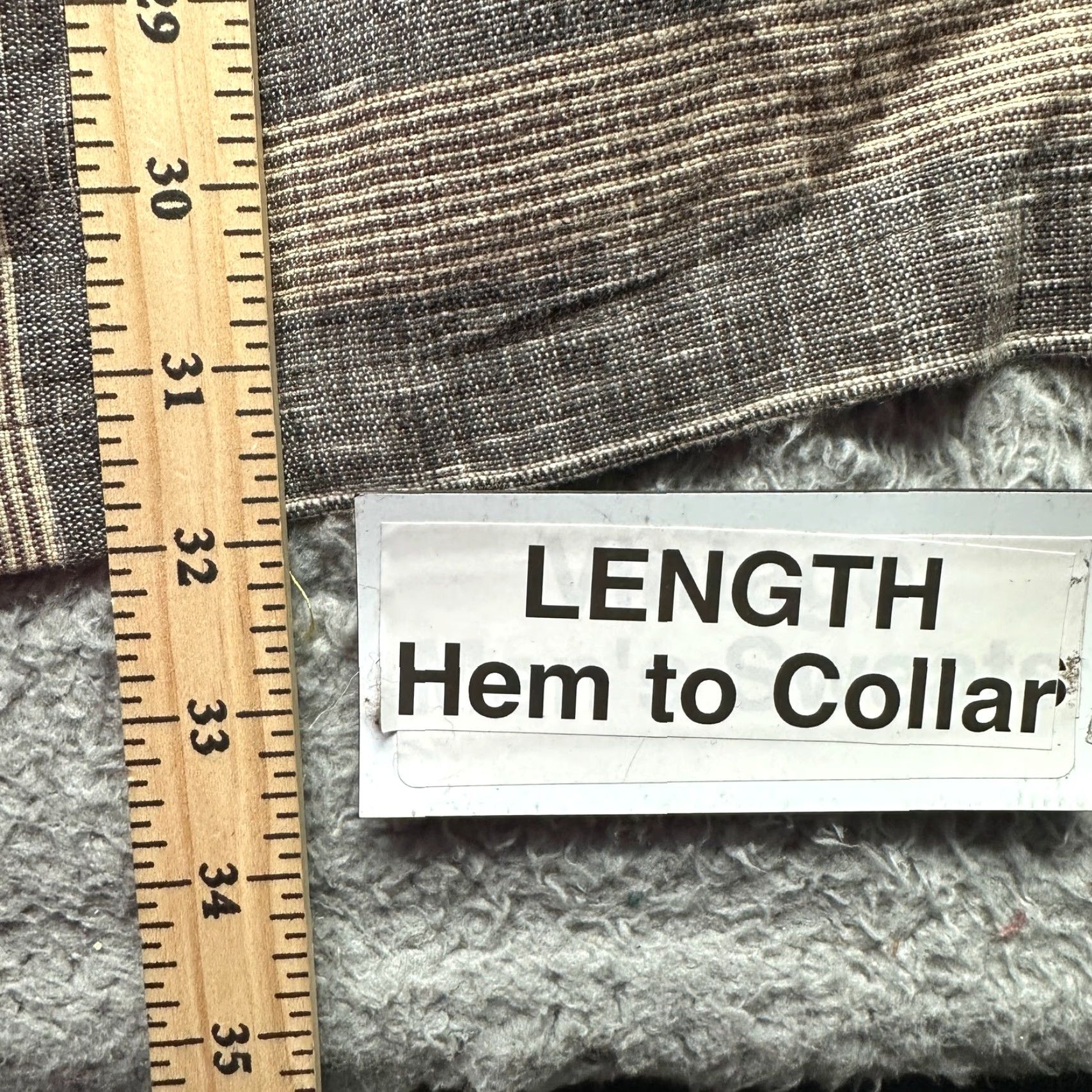 Vintage Yasuko Kurisaka Striped Brown Gray Pocket Button Sweater Coat Jacket Women Large Kimono Style Coatigan Size L / US 10 / IT 46 - 5 Thumbnail
