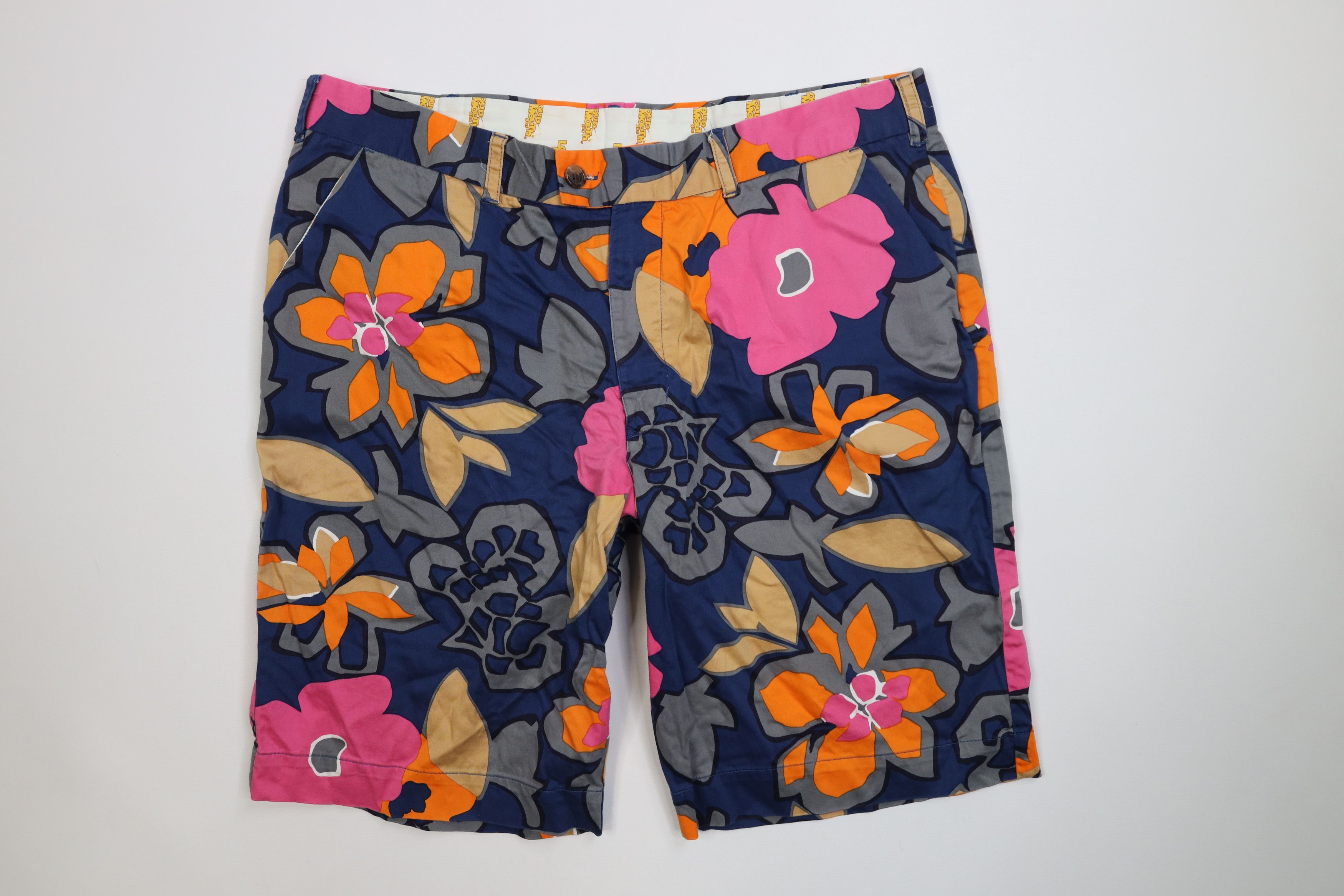 Vintage Loudmouth Golf Stretch All Over Print Golfing Chino Shorts Size US 38 / EU 54 - 1 Thumbnail