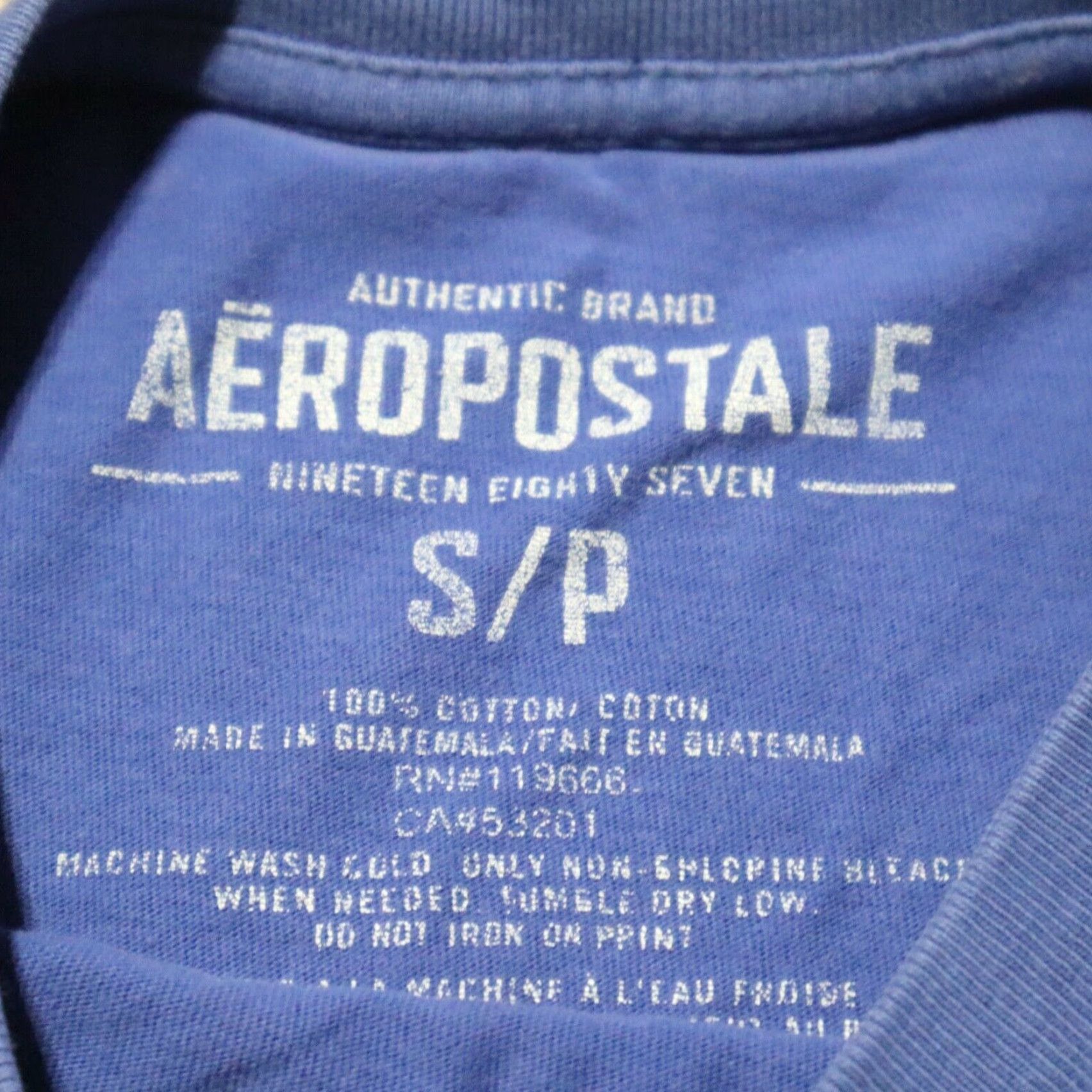Vintage Aérópostale Shirt Women's S Black 100% Cotton Short Sleeve T-Shirt Beach Embroidered 3D Print/S Size S / US 4 / IT 40 - 3 Thumbnail