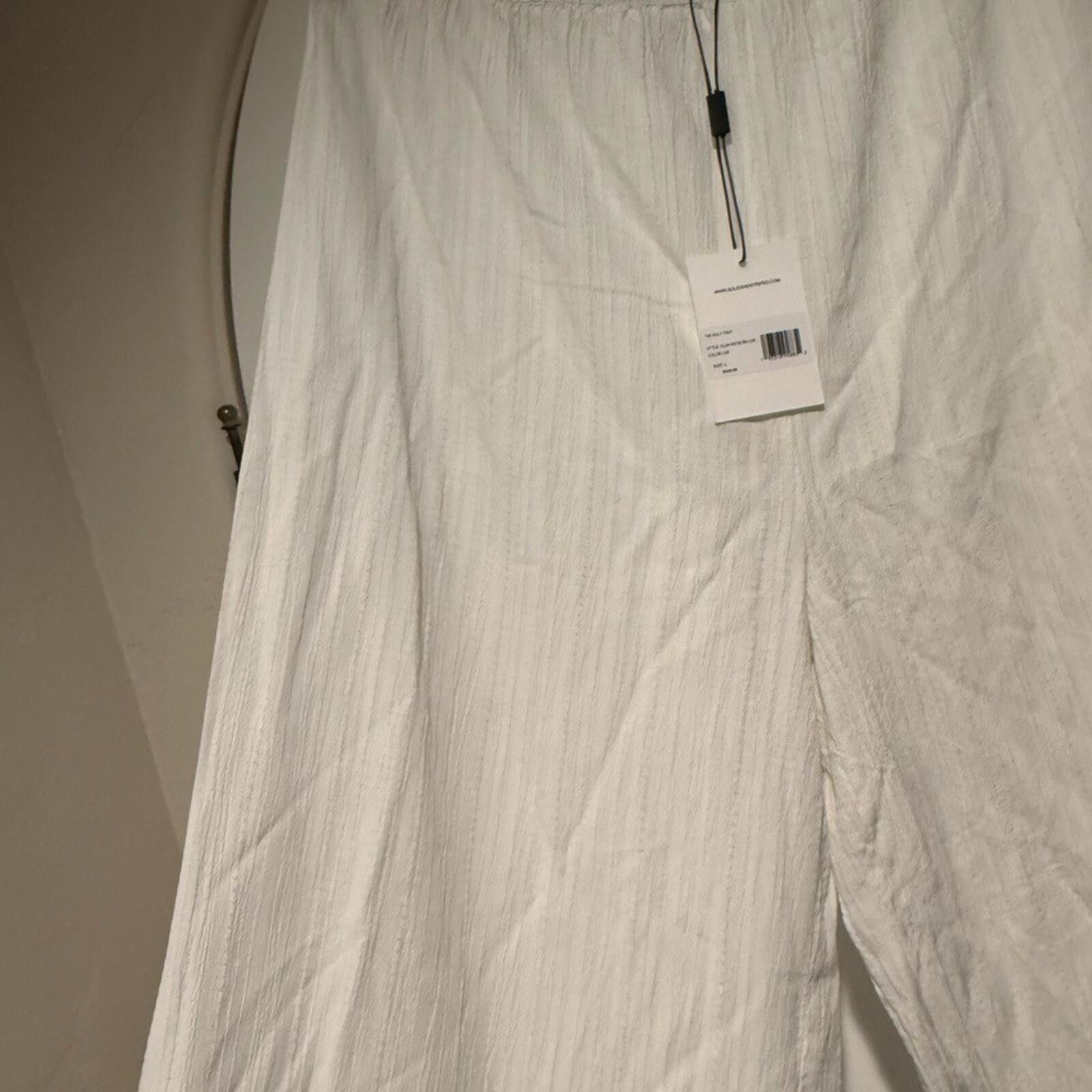 Solid and Striped NWOT SOLID & STRIPED White Wide Leg Pants Size 36" / US 14 / IT 50 - 10 Thumbnail
