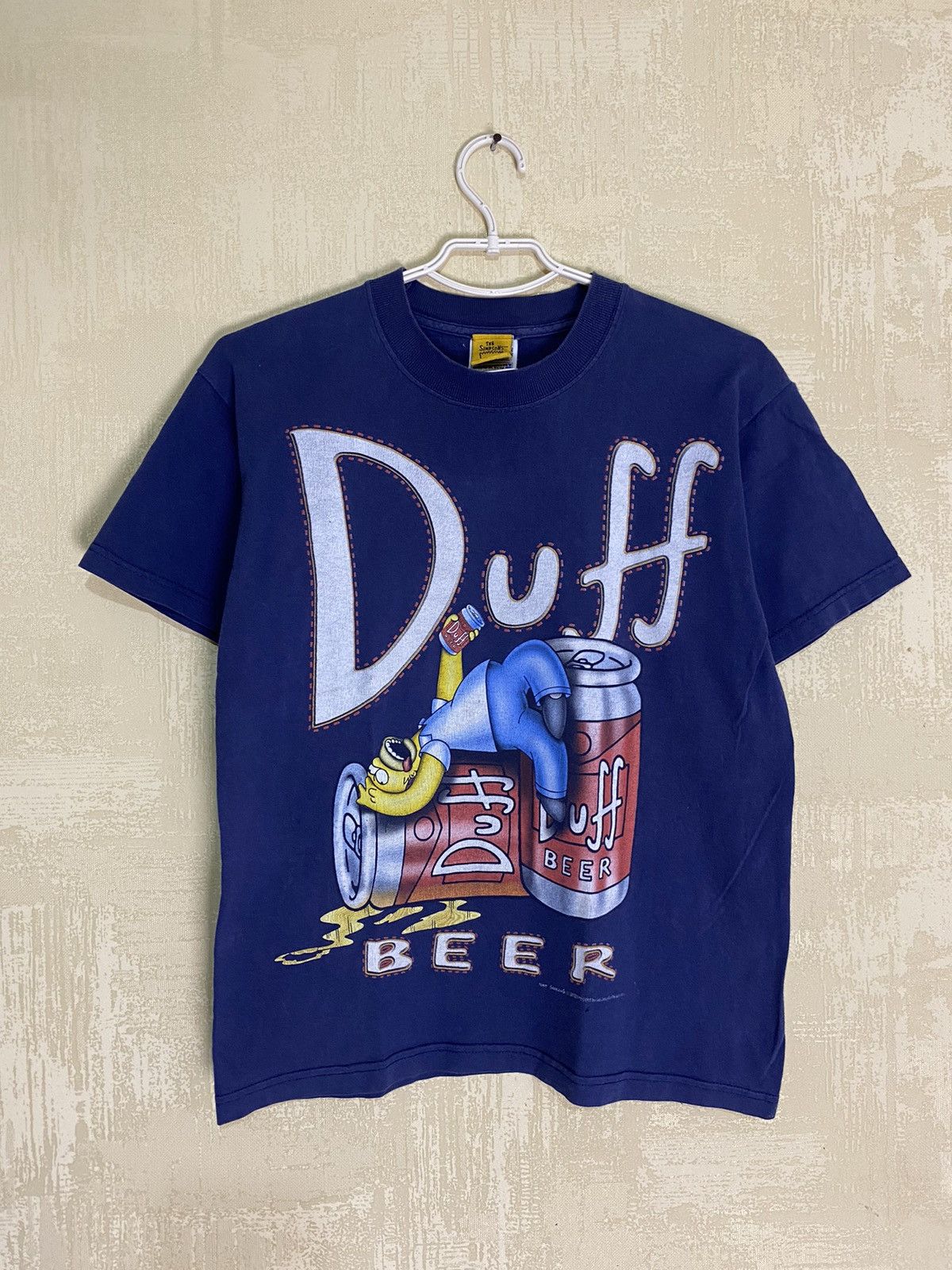 Japanese Brand × Vintage Vintage The Simpsons Duff Beer Graphic Art T-Shirt Size US XS / EU 42 / 0 - 1 Thumbnail
