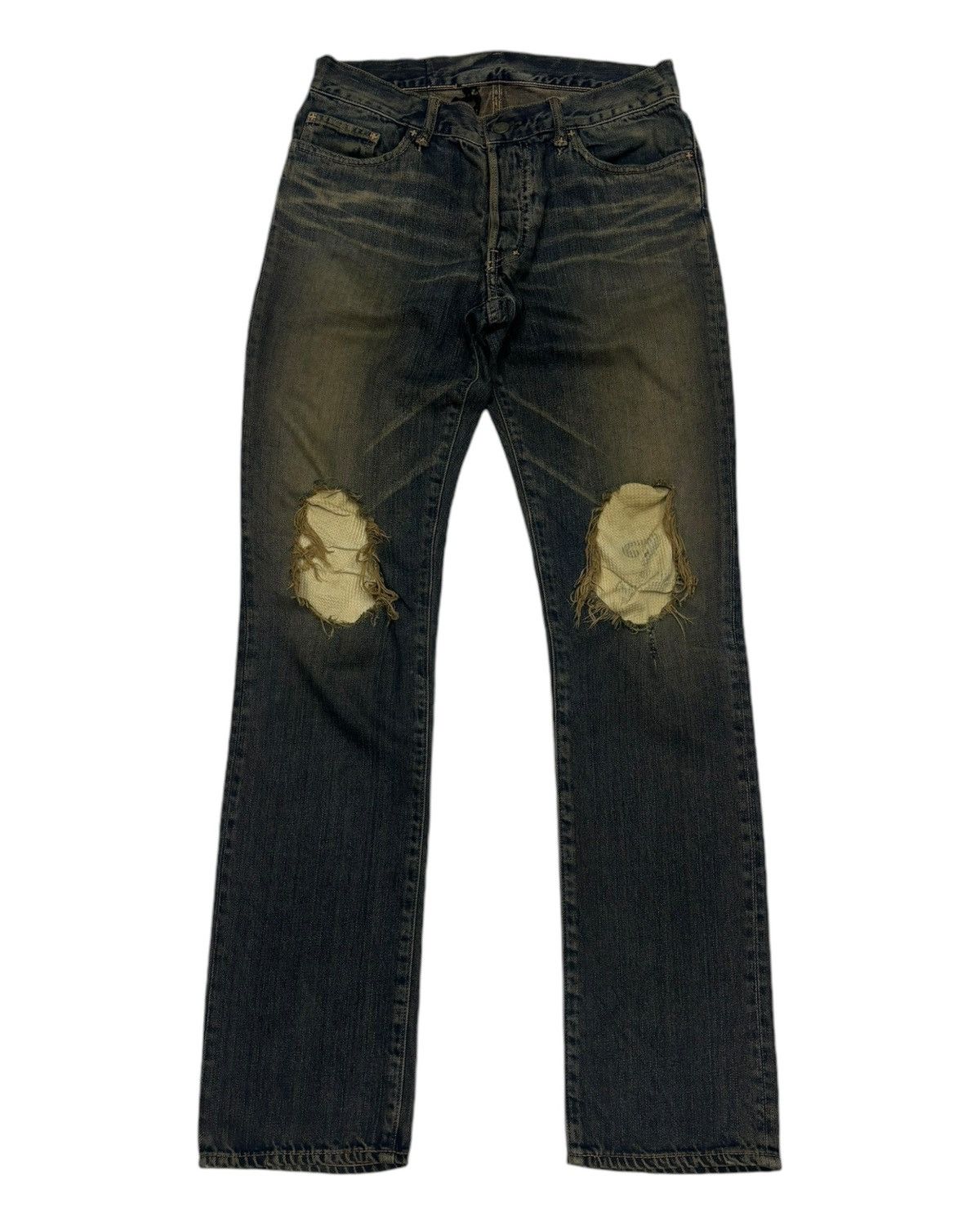 RUDE GALLERY VINTAGE RUDE GALLERY RUSTY DISTRESS ROCKSTAR DENIM JEANS Size US 30 / EU 46 - 7 Thumbnail