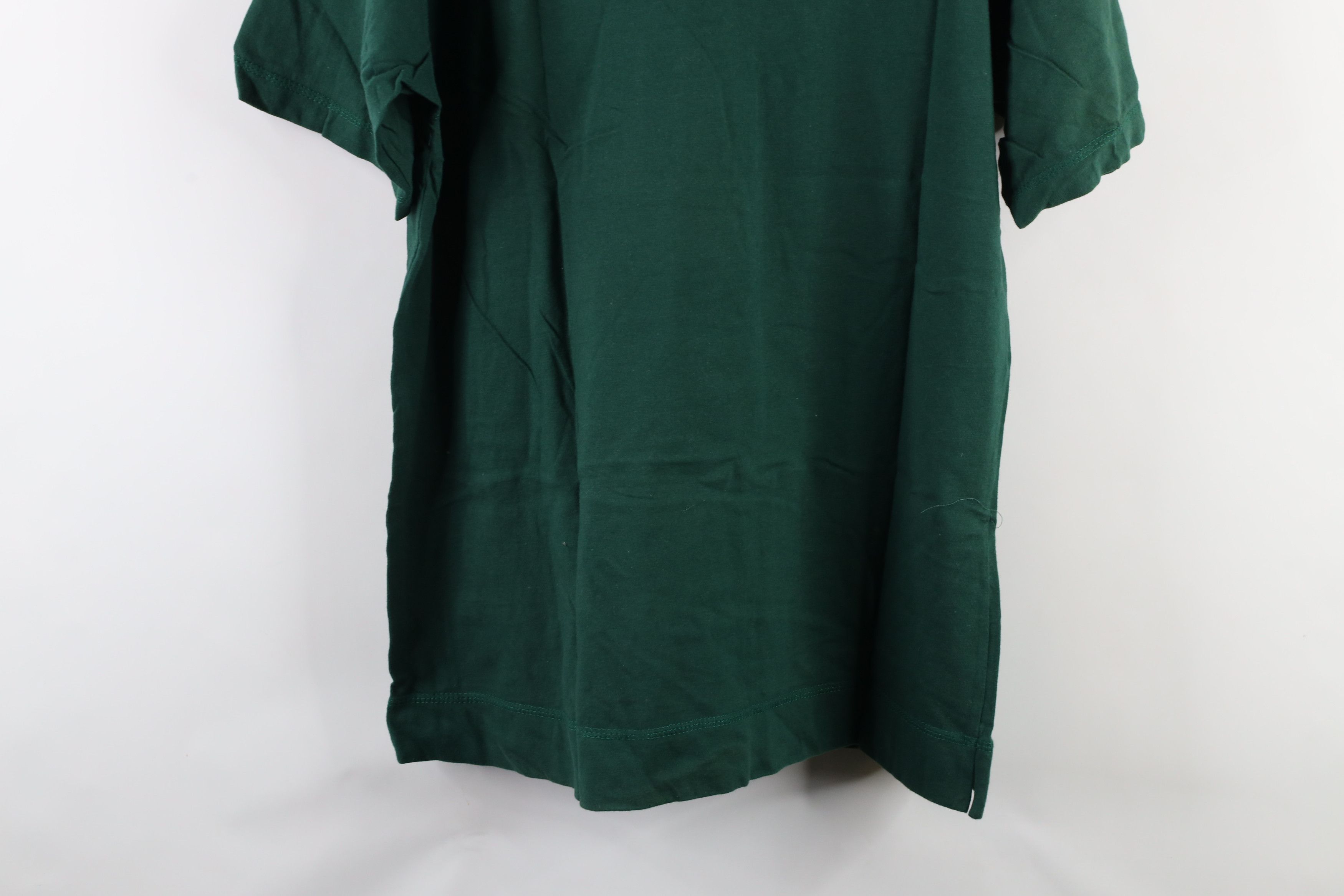 Vintage Vintage 90s Streetwear Short Sleeve Henley T-Shirt Green Size US L / EU 52-54 / 3 - 9 Thumbnail