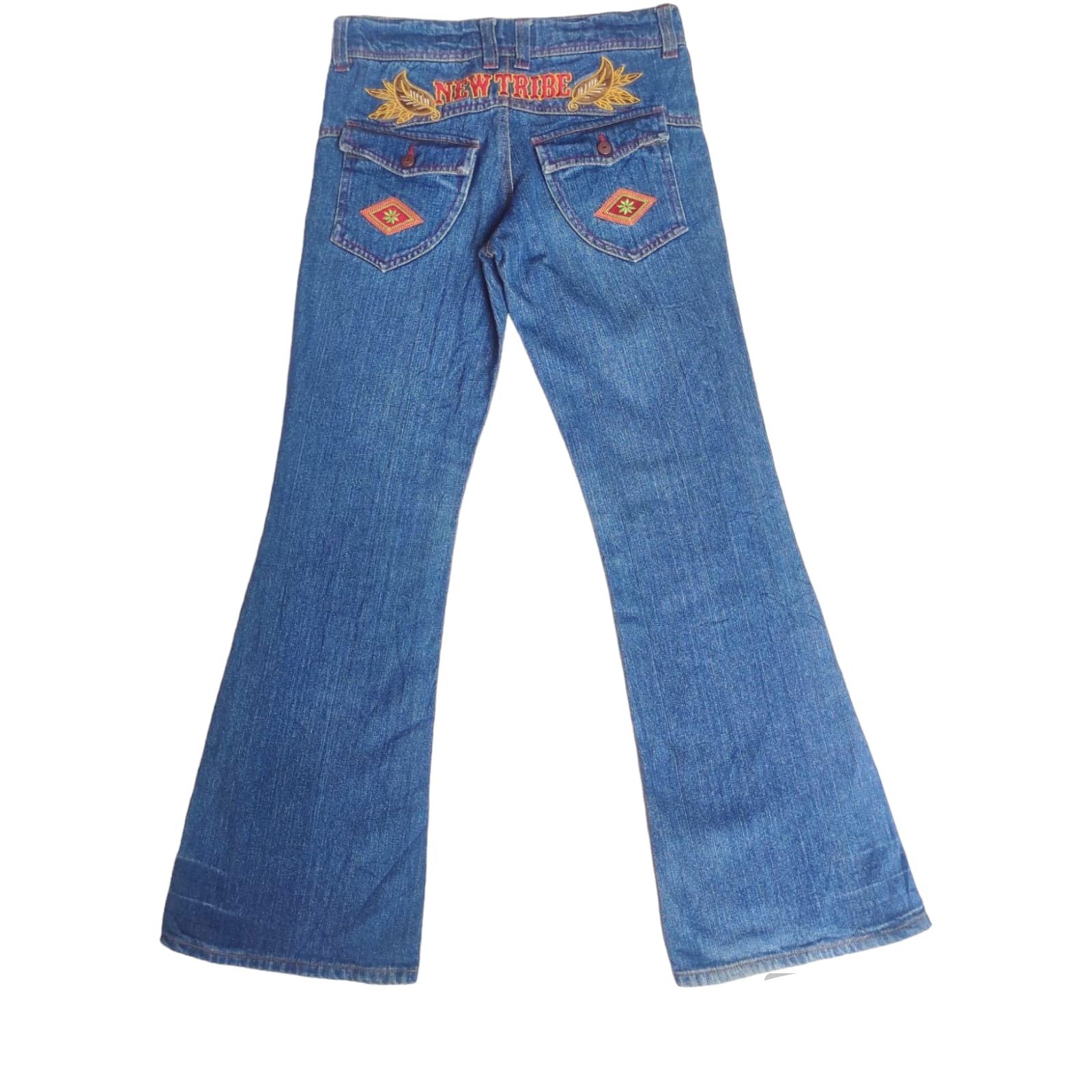 Hysteric Glamour Flare Jeans TENDER HEART NEW TRIBE Low Rise Boot cut Denim Size 28" / US 6 / IT 42 - 3 Thumbnail