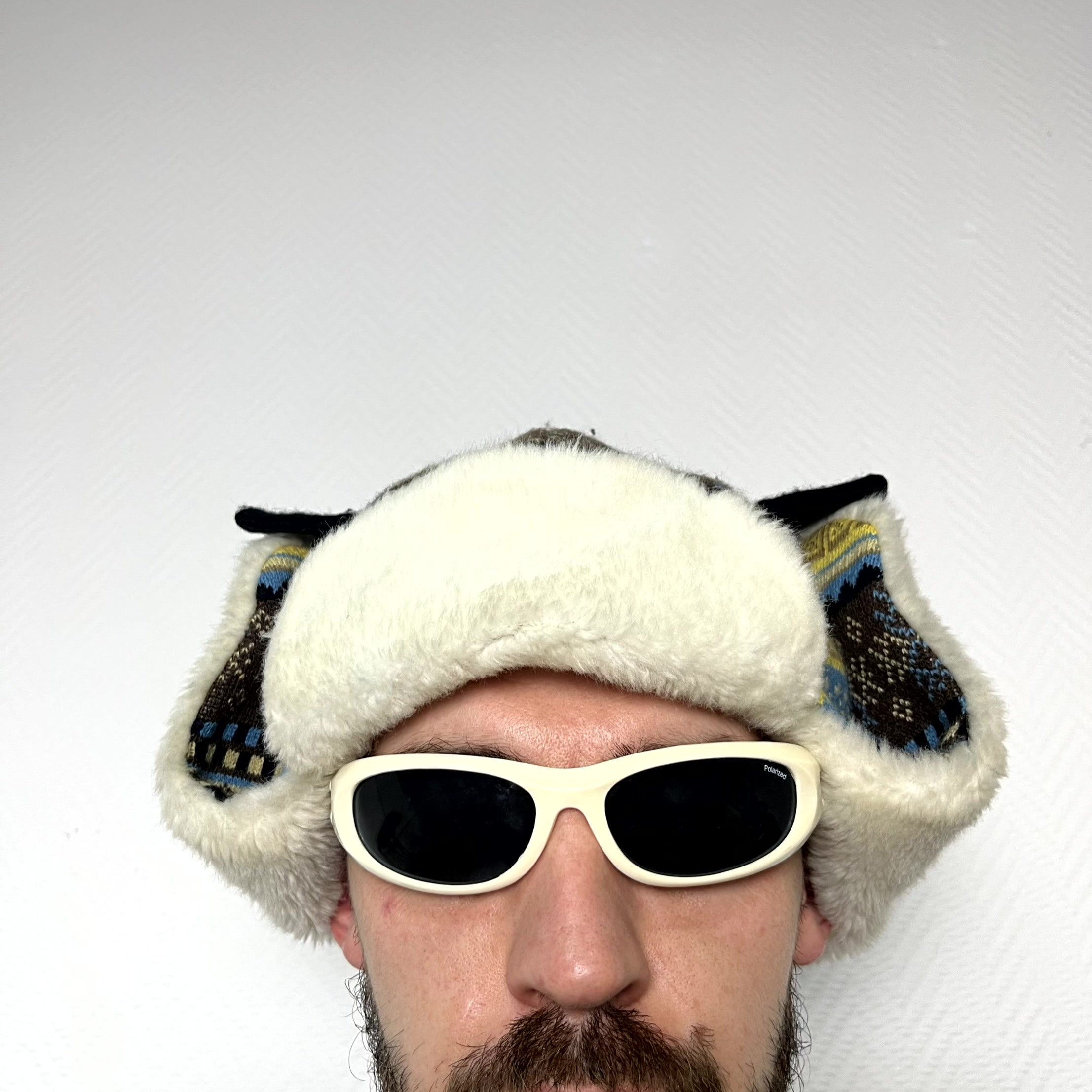 Element Element Trapper Hat Faux Fur Nordic Knit Ear Flap Winter Cap Size ONE SIZE - 5 Thumbnail