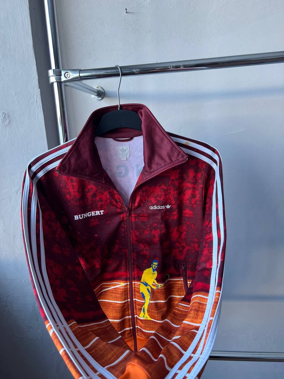Adidas 2005 AOP ADIDAS X WILHELM BUNGERT TENNIS DESIGN JACKET ZIP Size US S / EU 44-46 / 1 - 16 Thumbnail