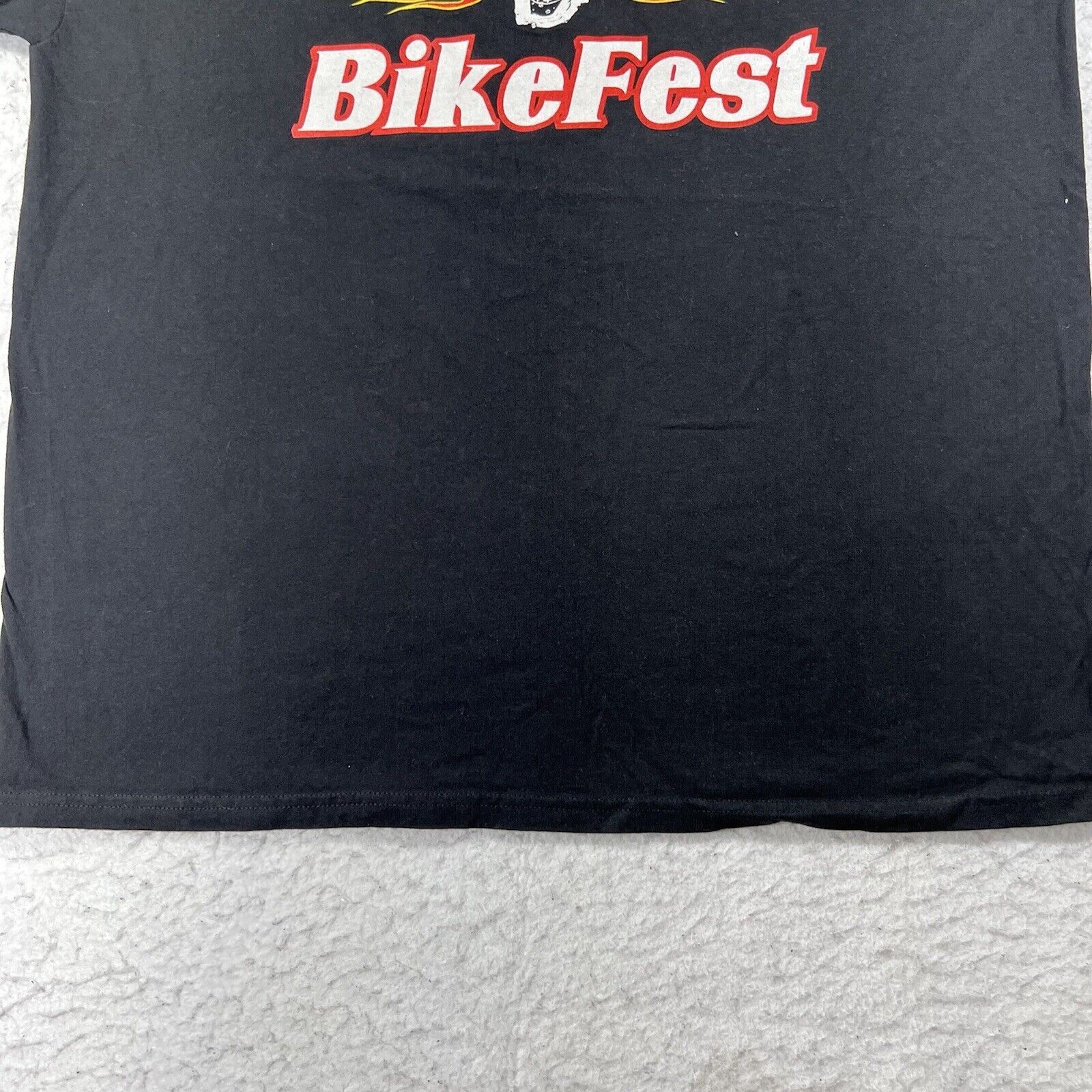 Hanes Vintage Ocala Bike Fest 2006 XL Black Graphic T Shirt Size US XL / EU 56 / 4 - 6 Thumbnail