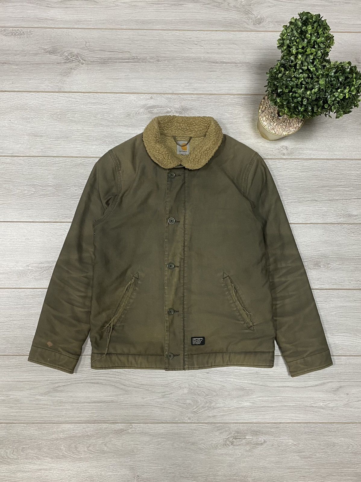 Carhartt Carhartt Sheffield distressed faded vintage jacket Size US M / EU 48-50 / 2 - 1 Thumbnail