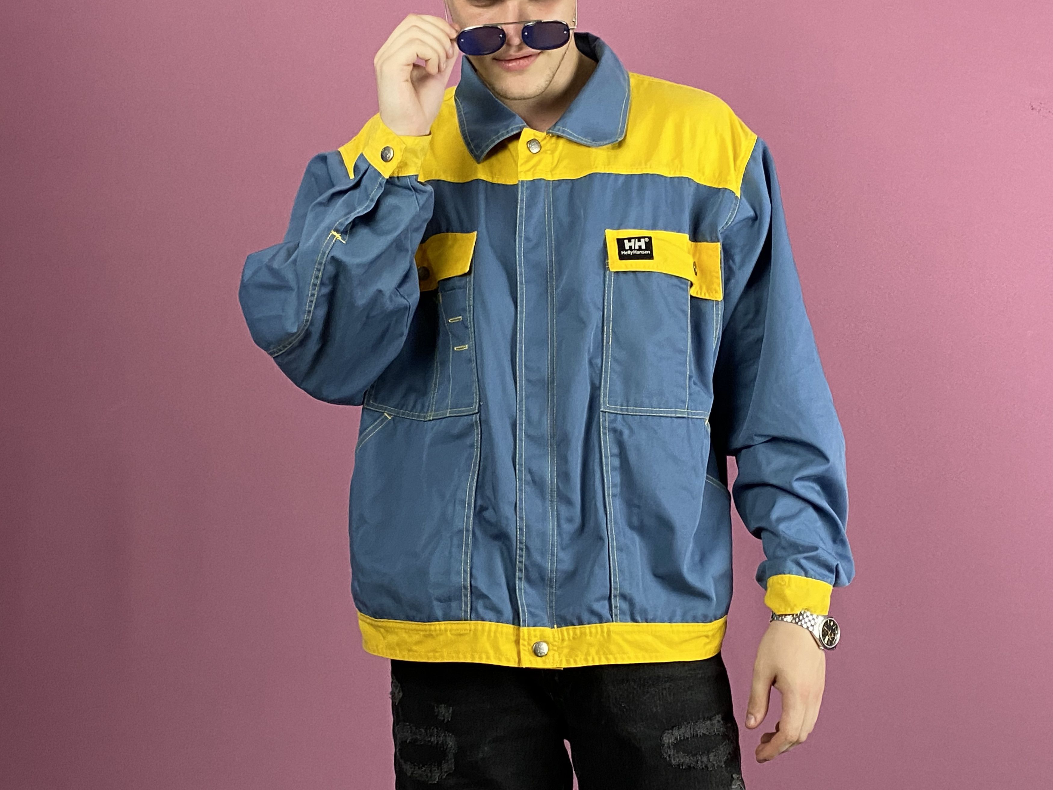 Helly Hansen × Vintage Helly Hansen Vintage Men's Work Jacket - L Size US L / EU 52-54 / 3 - 4 Thumbnail