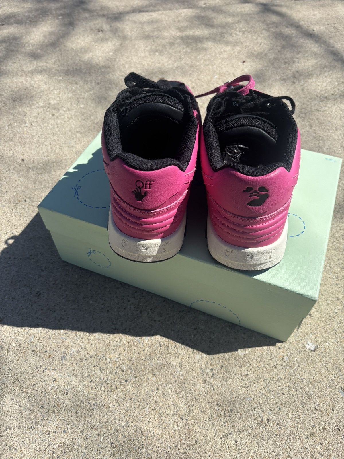 Off-White Off-White Out of Office 'Black Fuchsia' Size US 10 / EU 43 - 5 Thumbnail