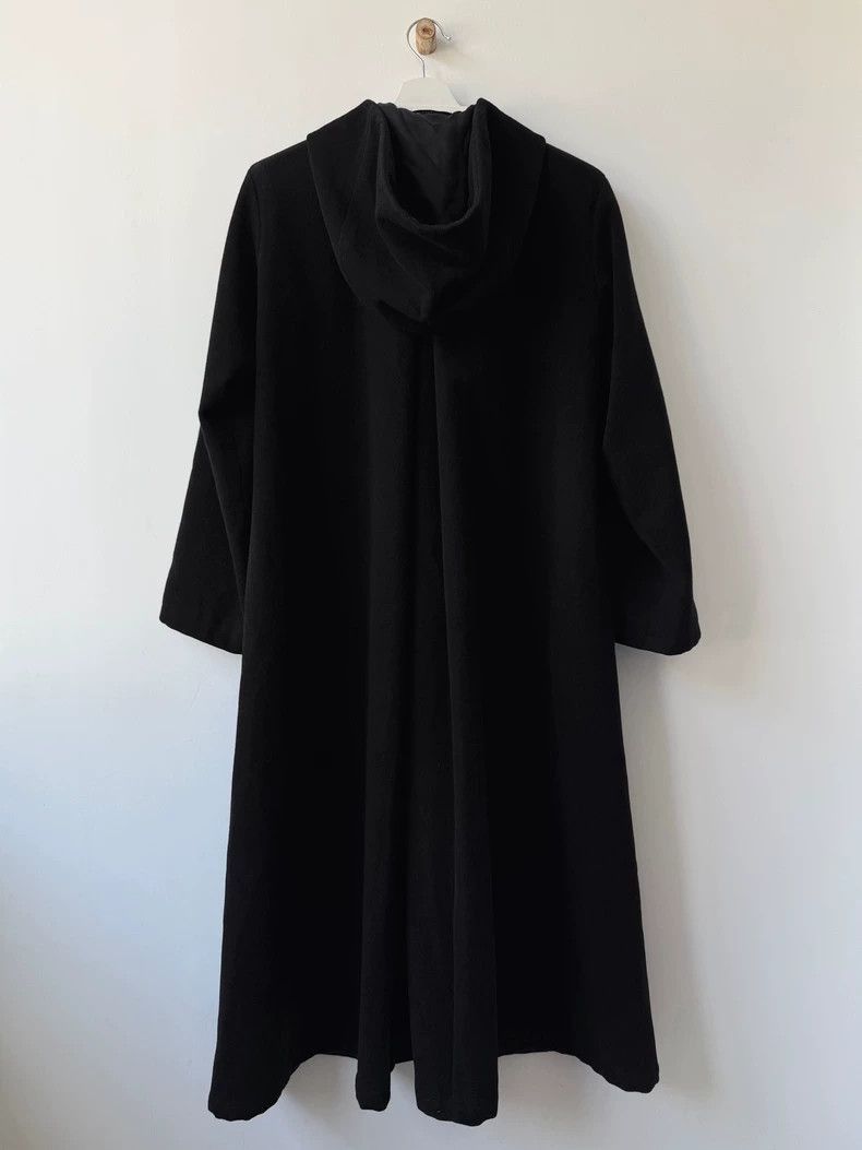 Yohji Yamamoto Yohji Yamamoto Yohji Yamamoto Wool Long Coat with Hood Size US M / EU 48-50 / 2 - 2 Thumbnail