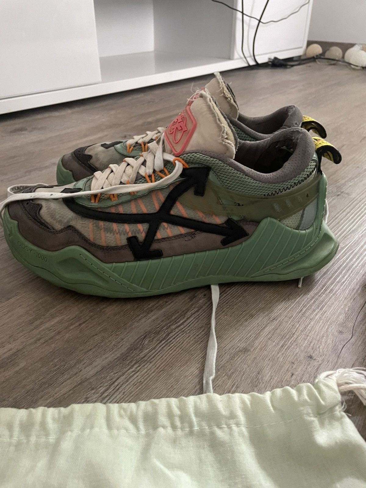 Off-White Off white odsy 1000 green Size US 9.5 / EU 42-43 - 2 Thumbnail