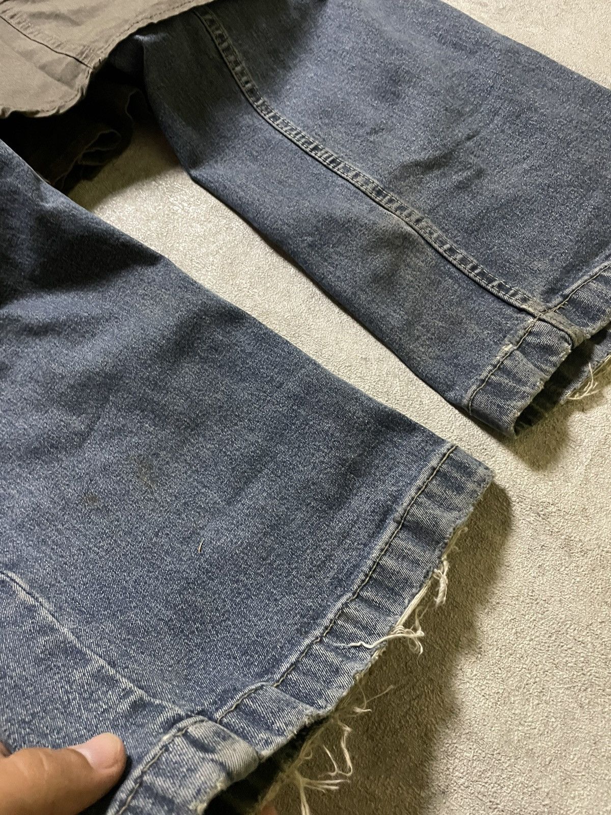 14th Addiction 2000s Skull 14th Addiction Flared Jeans Mud Wash Distressed Size US 34 / EU 50 - 9 Thumbnail