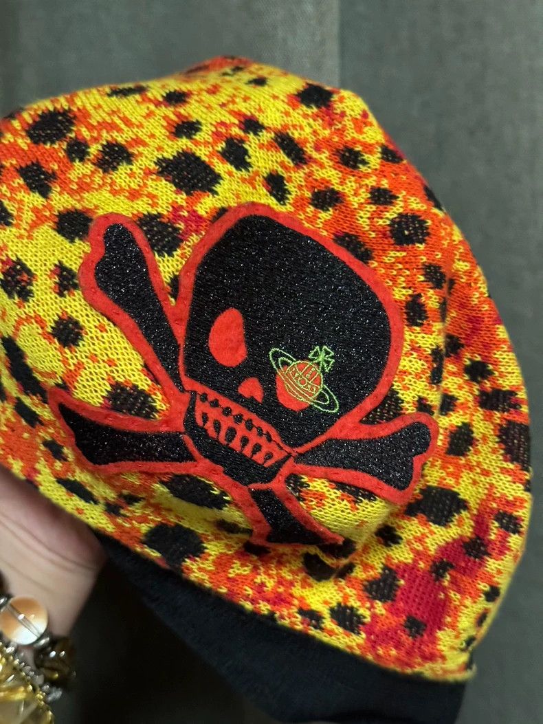 Vivienne Westwood vivienne westwood Leopard stripe crossed skull cap Size ONE SIZE - 3 Thumbnail