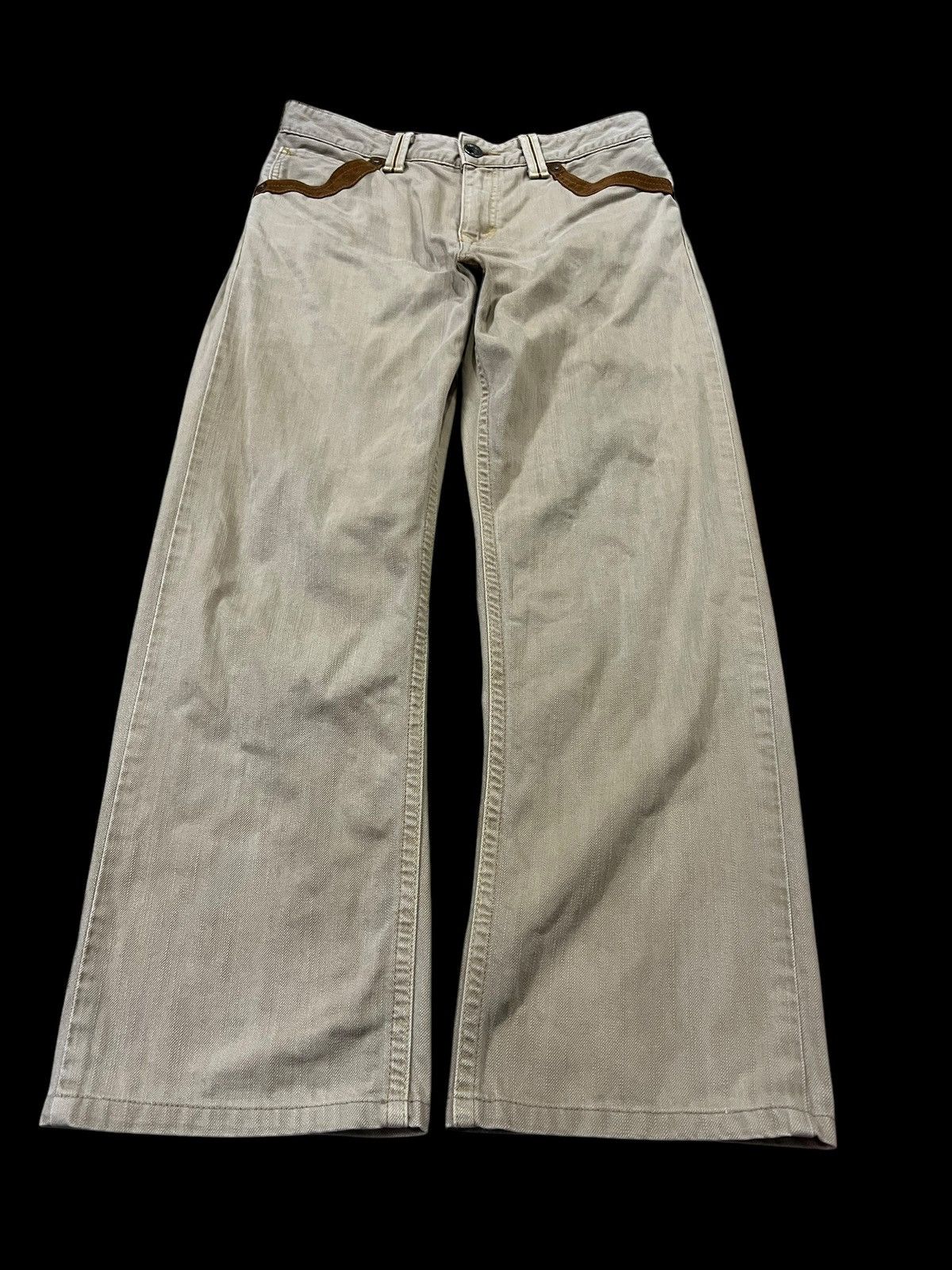 Edwin × If Six Was Nine × Seditionaries FLARE EDWIN EXCLUSIVE VINTAGE BUFFALO HEAD RARE JEANS Size US 31 - 1 Thumbnail