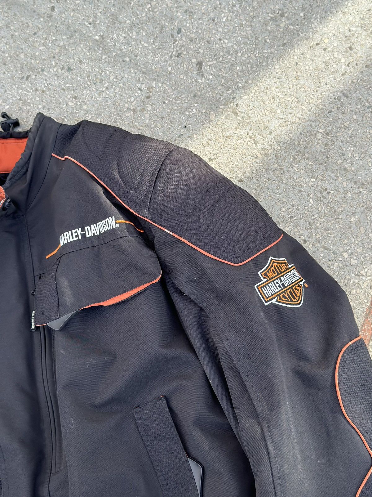 Harley Davidson × Vintage Vintage 2000s Harley Davidson Biker Motorcycle Jacket Size US L / EU 52-54 / 3 - 6 Thumbnail