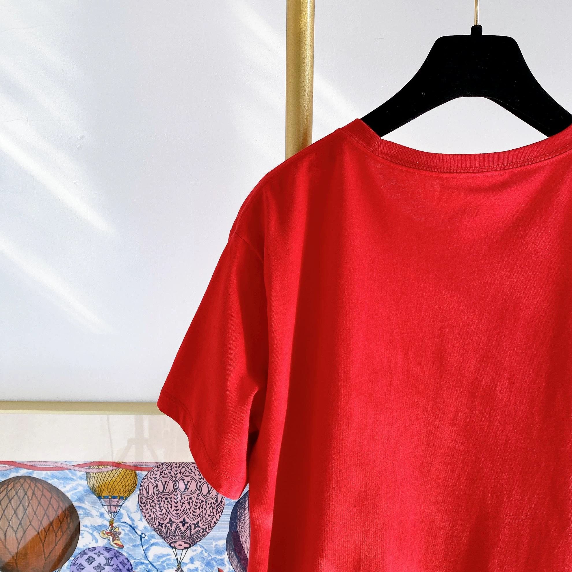 Burberry Burberry Logo Red T-Shirt L 7897 Size US L / EU 52-54 / 3 - 5 Thumbnail