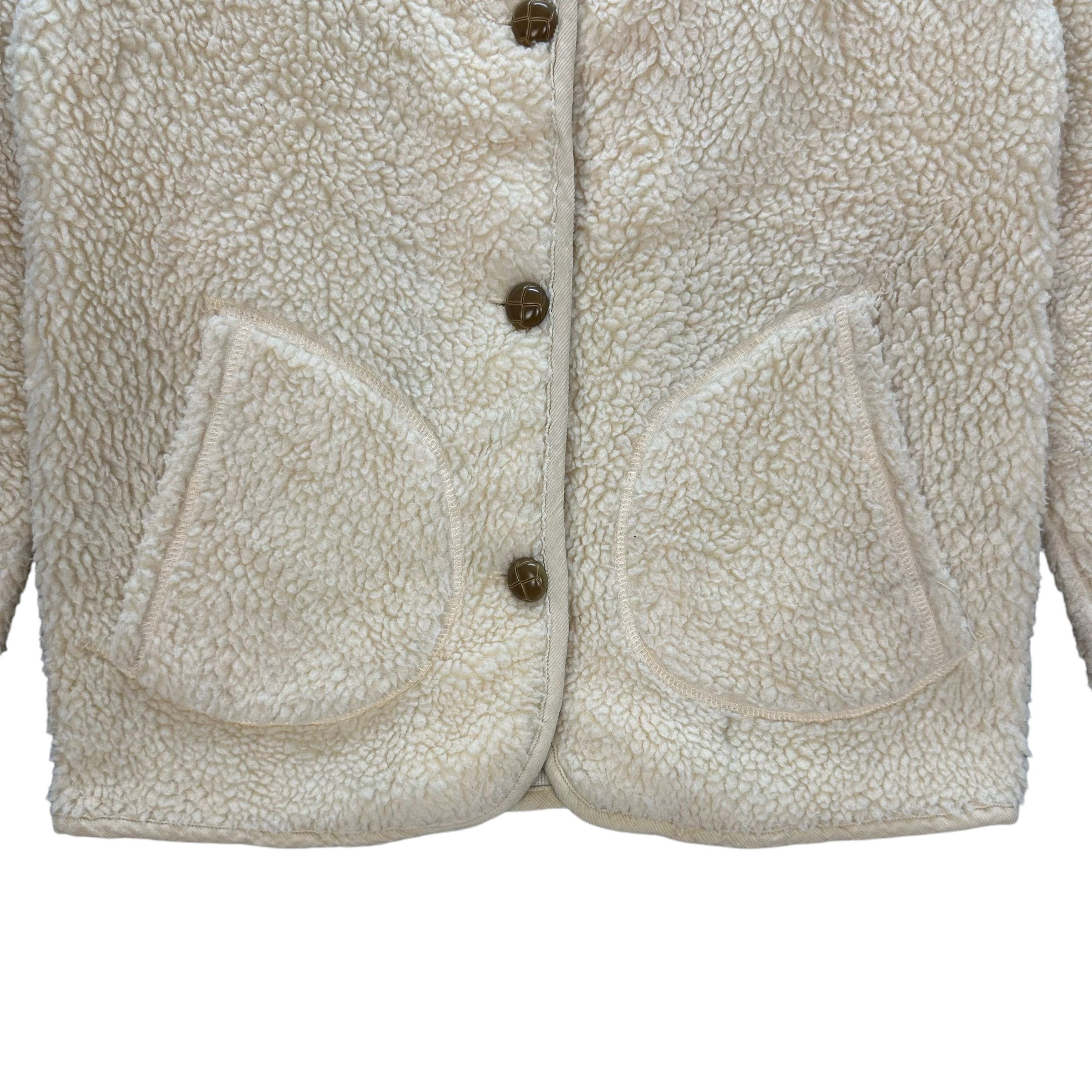 Japanese Brand VINCENT ET MIREILLE DEEP PILE FLEECE JACKET #8495-011 Size XS / US 0-2 / IT 36-38 - 4 Thumbnail