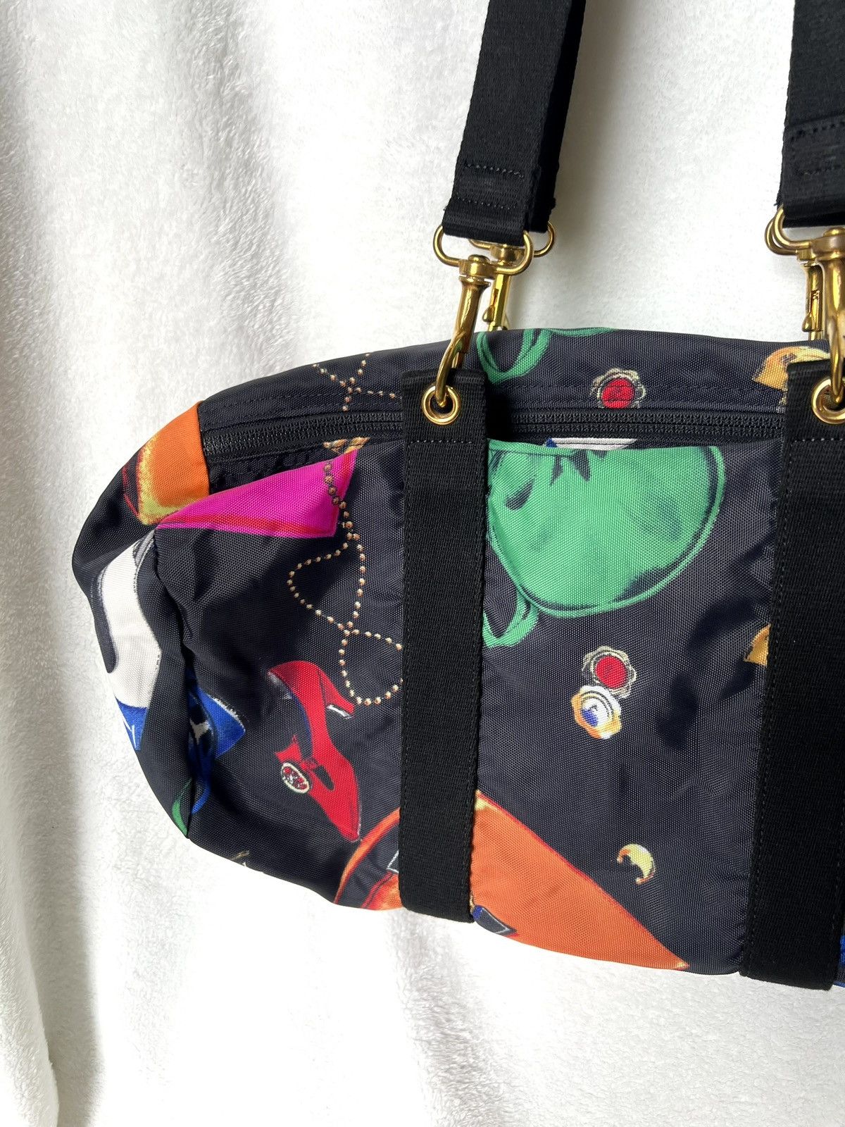 Karl Lagerfeld Karl Lagerfeld Signature Logo Duffle Double Bag Size ONE SIZE - 4 Thumbnail